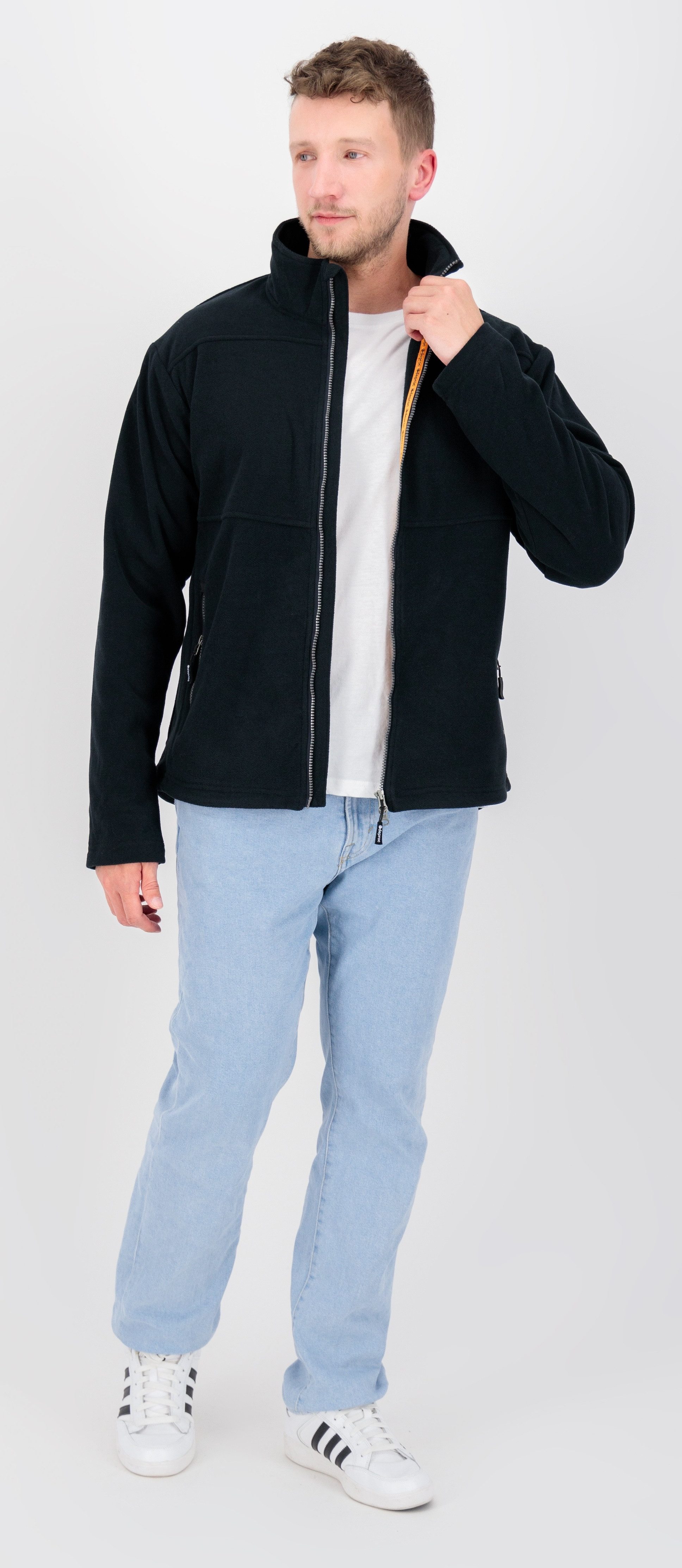 DEPROC Active Gebreid fleecejack SEWARD MN met 2-wegritssluiting