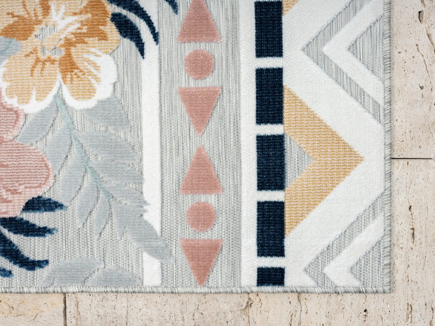 Myflair Möbel & Accessoires Vloerkleed Lotus voorraadopruiming bloemig ontwerp, bloemenmotief, geschikt voor buiten, balkon, terras