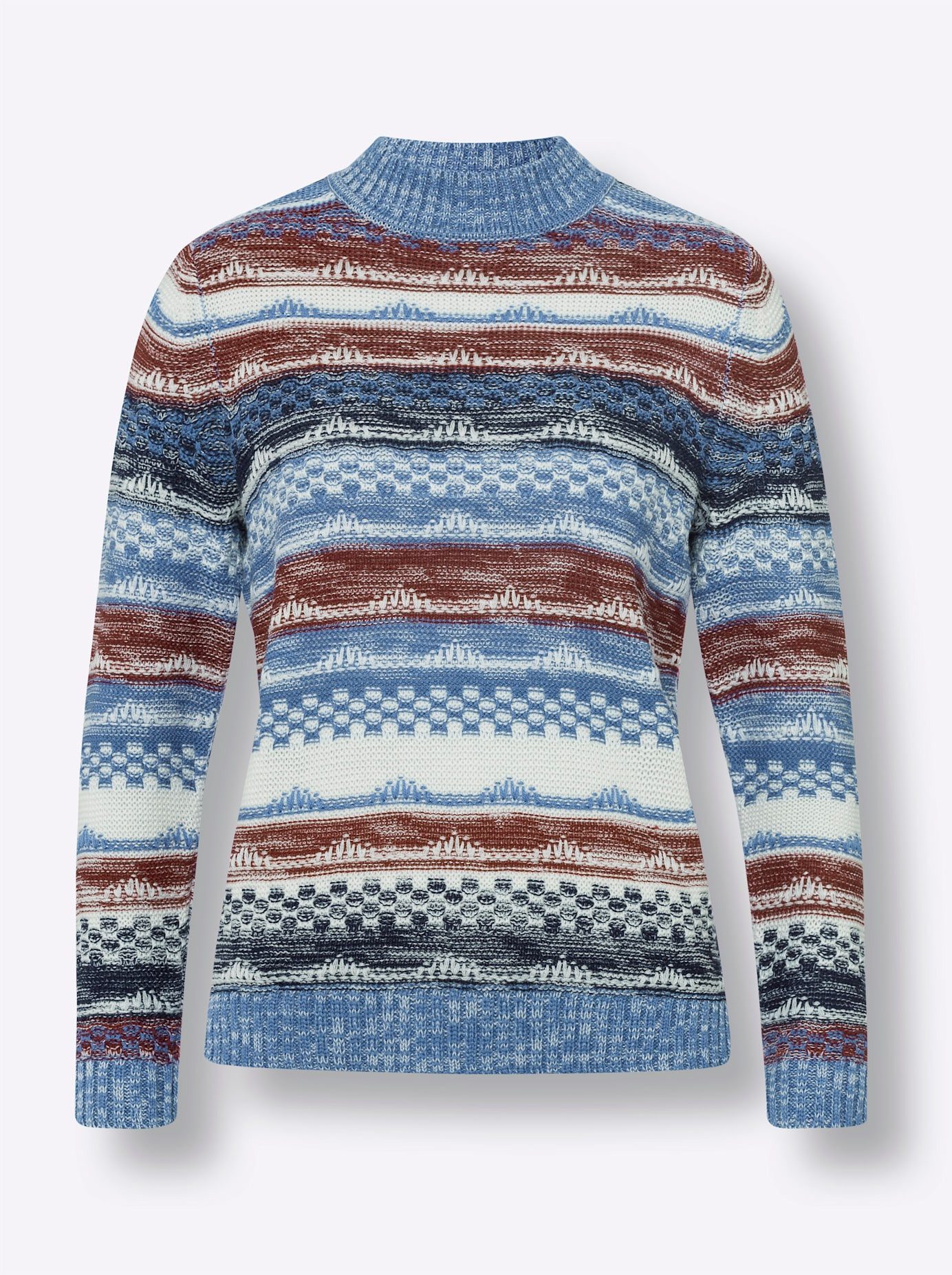 Classic Basics Trui met staande kraag Trui met lange mouwen