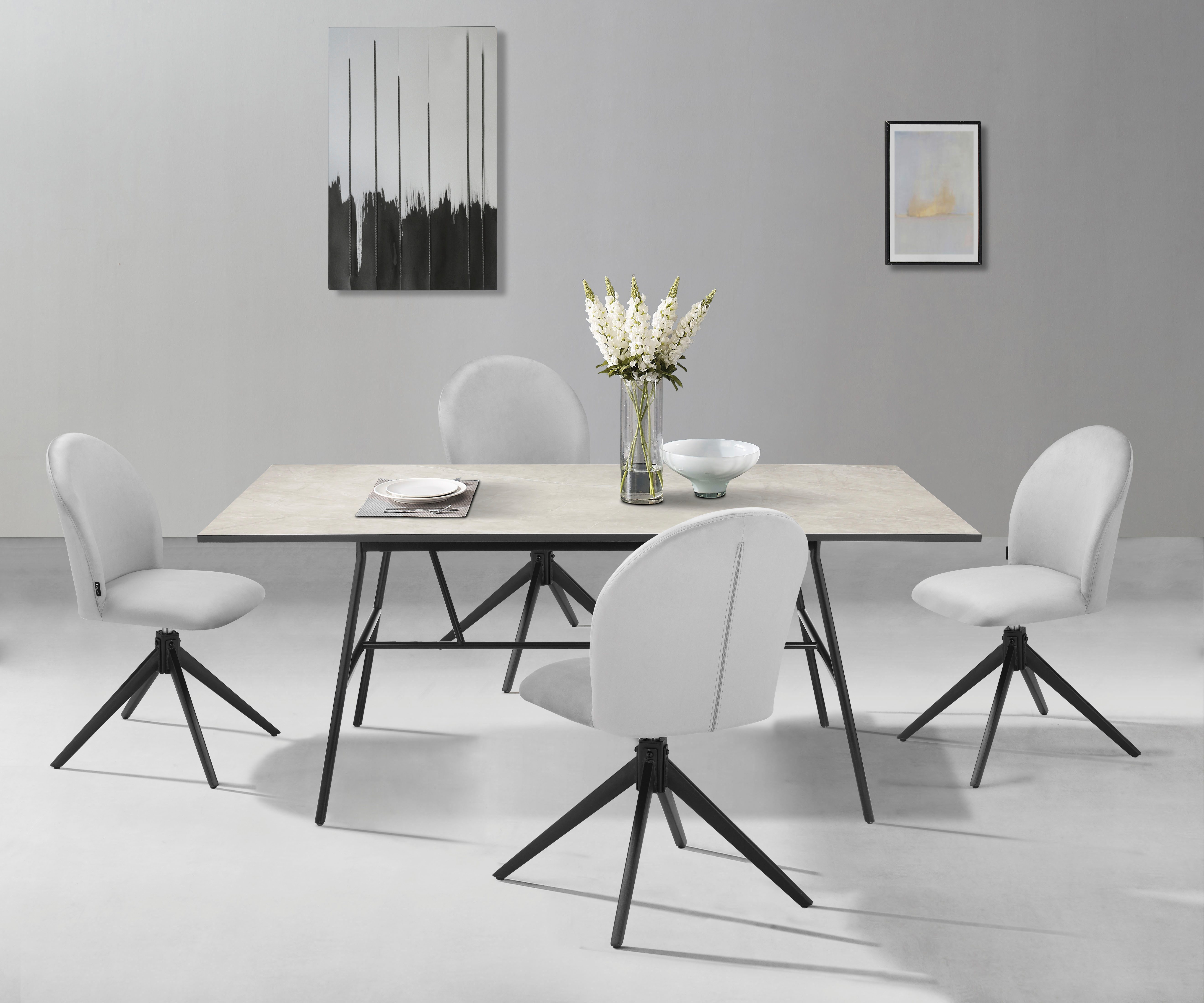 Home affaire Eettafel Anwar met melamineharscoating, in verschillende maten