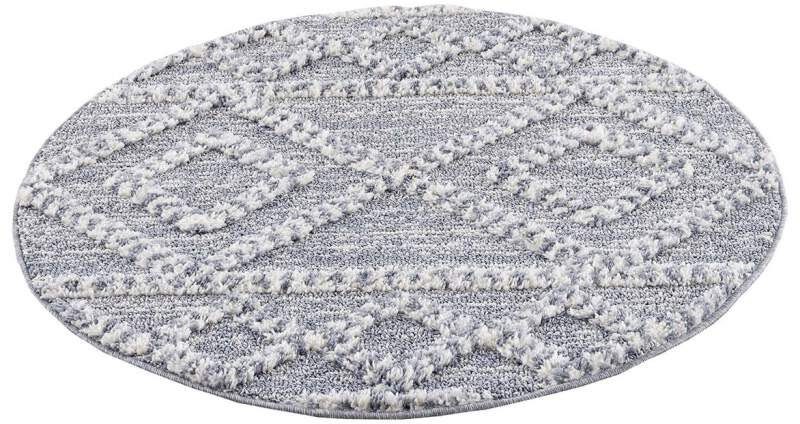 Carpet City Hoogpolig vloerkleed Focus 3022 Boho-tapijt, hoog-laag patroon / 3D-effect, voor woonkamer, slaapkamer