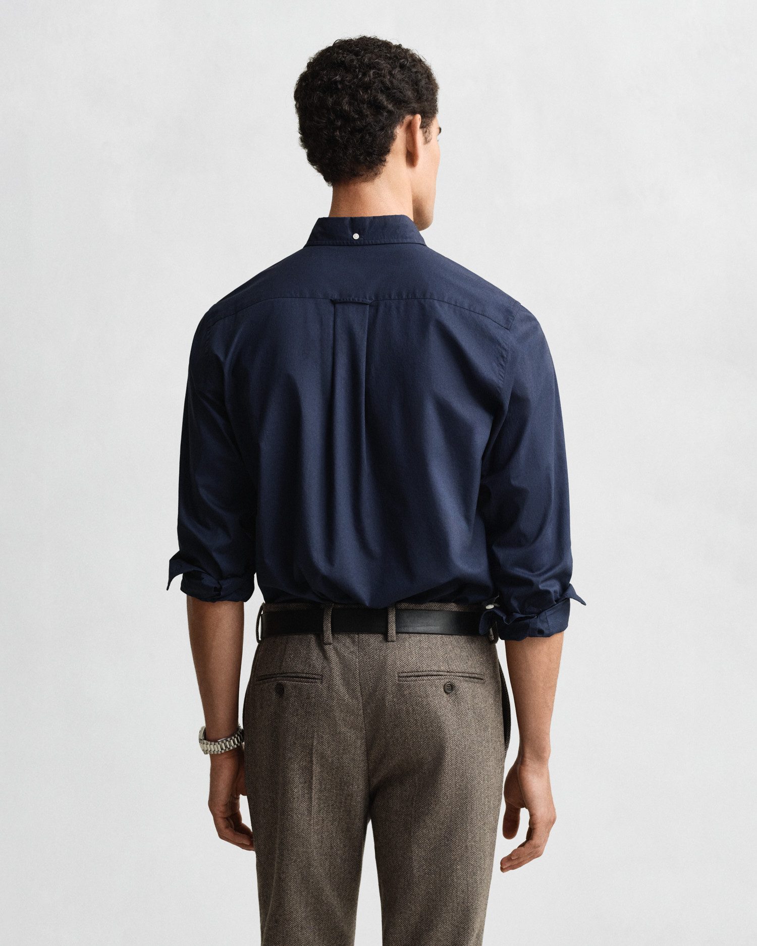 Gant Overhemd met lange mouwen Regular fit poplin overhemd licht slijtvast easy care