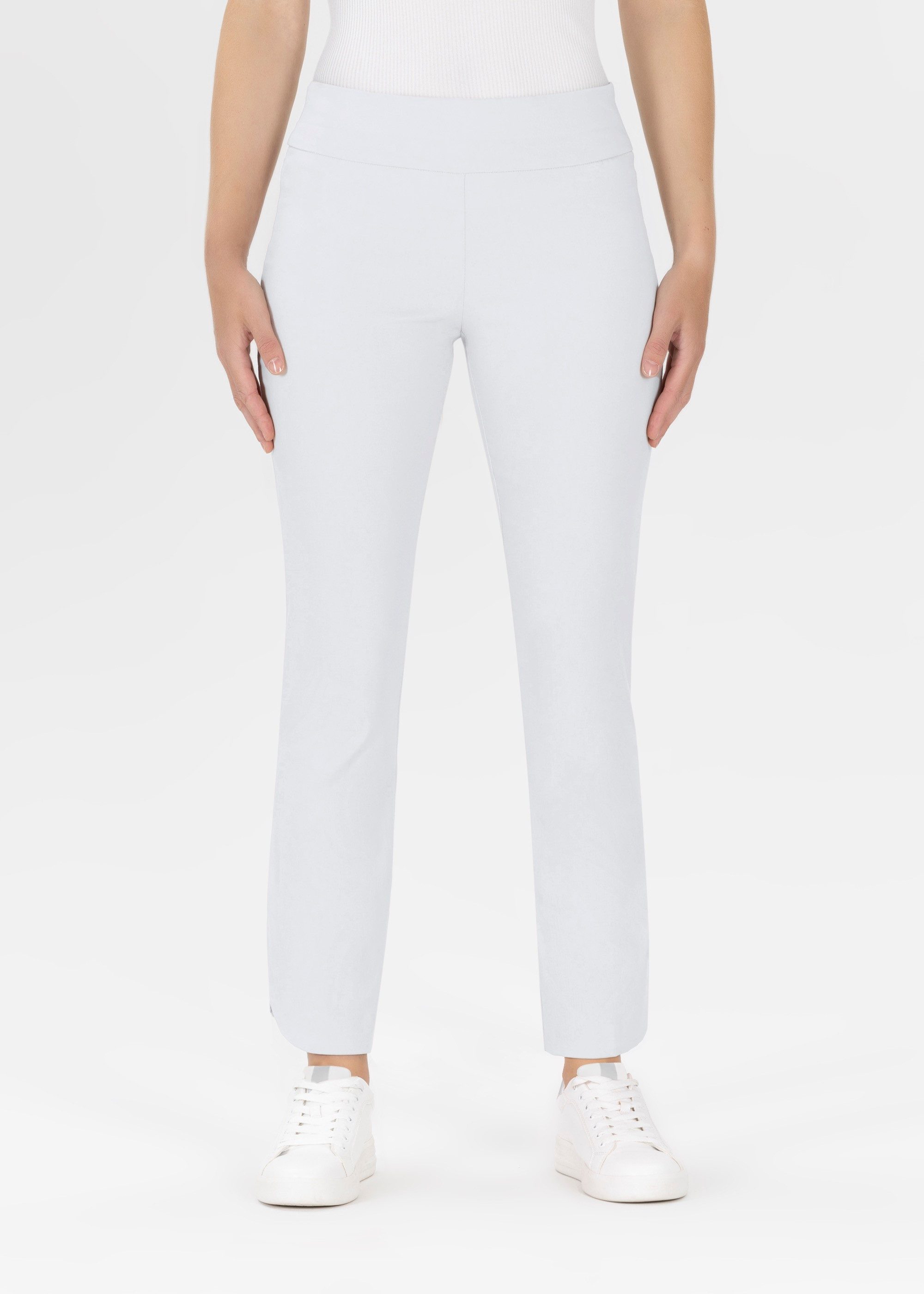 Stehmann 7/8 broek met zijsplitten dames 7/8-broeken maat 40 wit