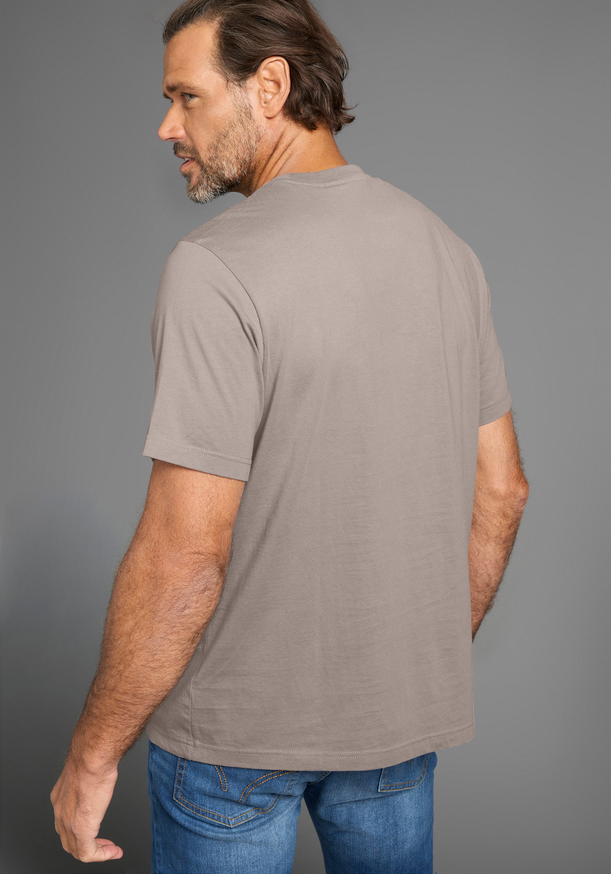 Man's World Shirt met print met modieus-landschapsdruk