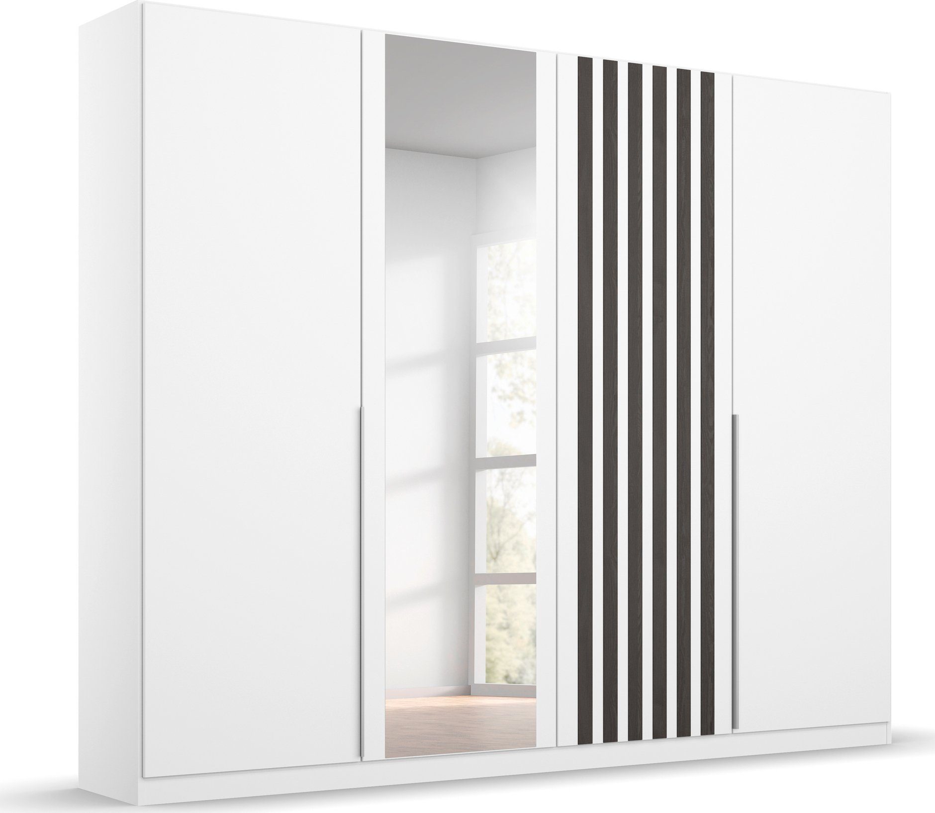 rauch Draaideurkast Kledingkast kast garderobe garderobekast LAMELLA elegante lamellenplaat in 3d akoestisch paneel uiterlijk made in germany