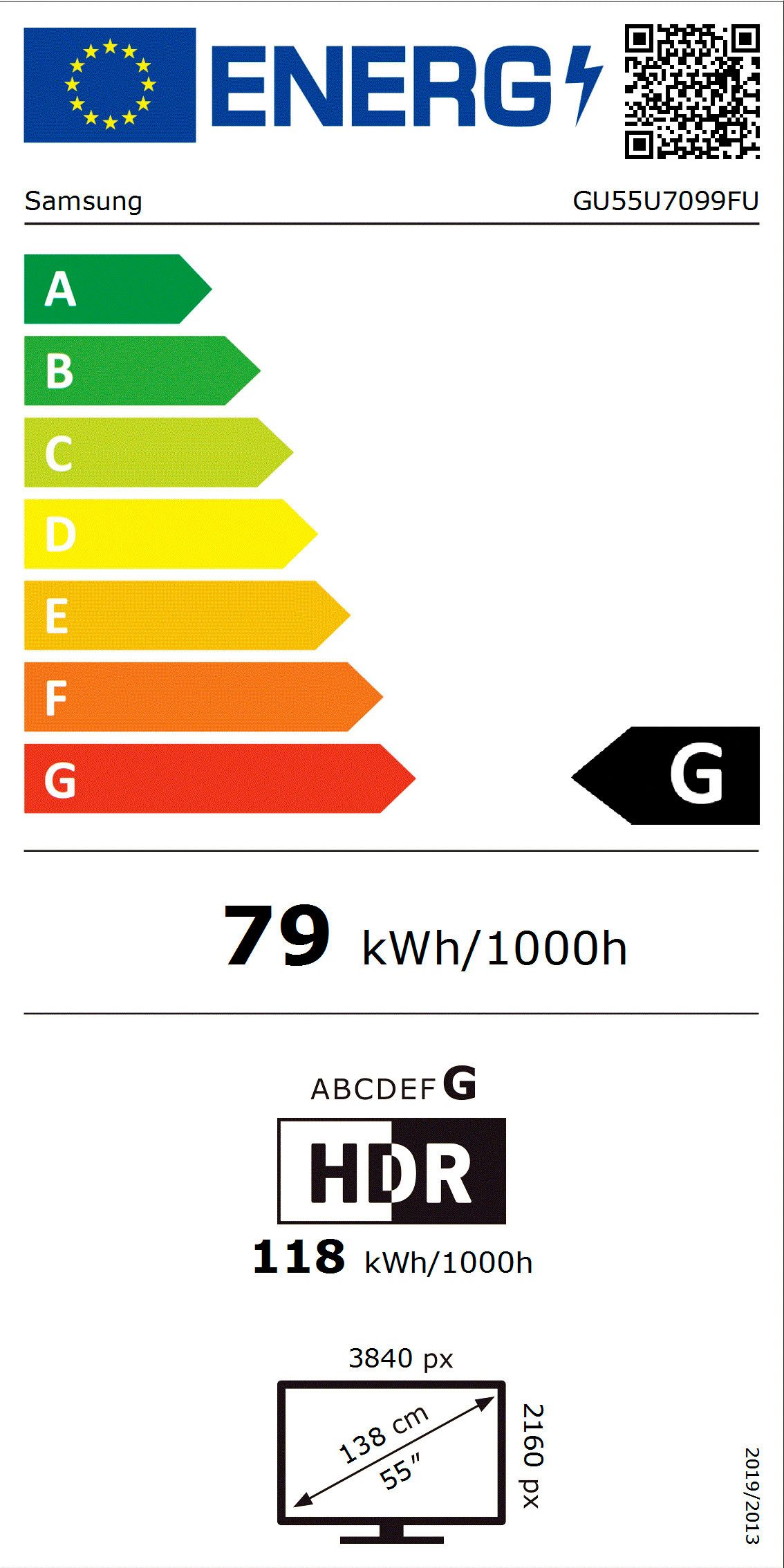 Samsung Led-TV GU55U7099FU LED-Fernseher