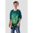 kidsworld shirt met lange mouwen neon tiger groen