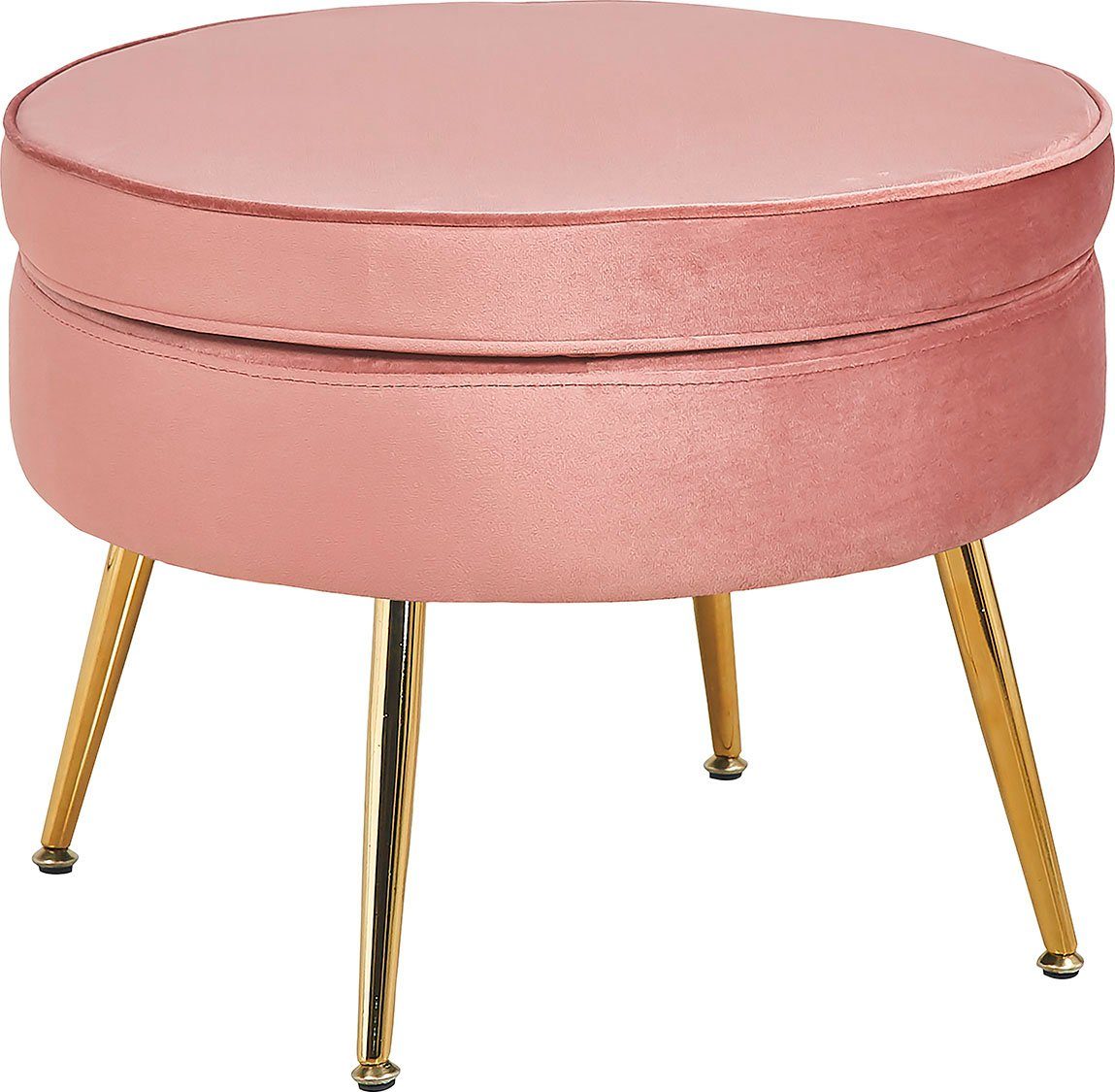 SalesFever Hocker Clam met hoog zitkussen