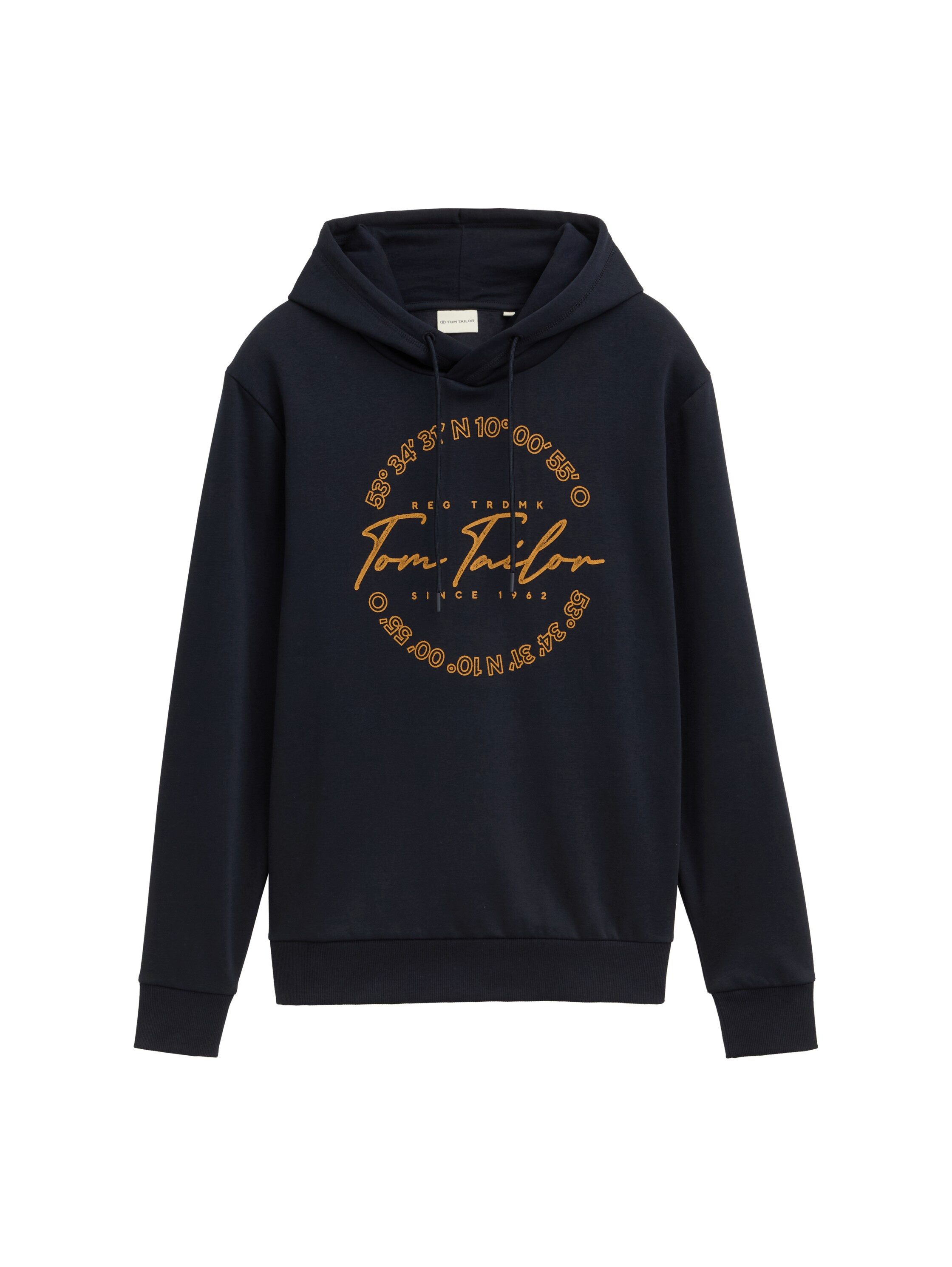 Tom Tailor Hoodie met grote logo-frontprint