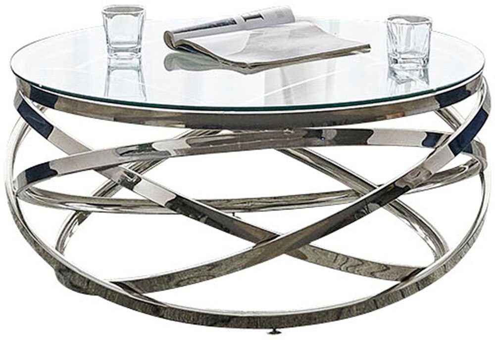 SalesFever Salontafel Frame gemaakt van roestvrij edelstaal salontafels zilver(kleur)