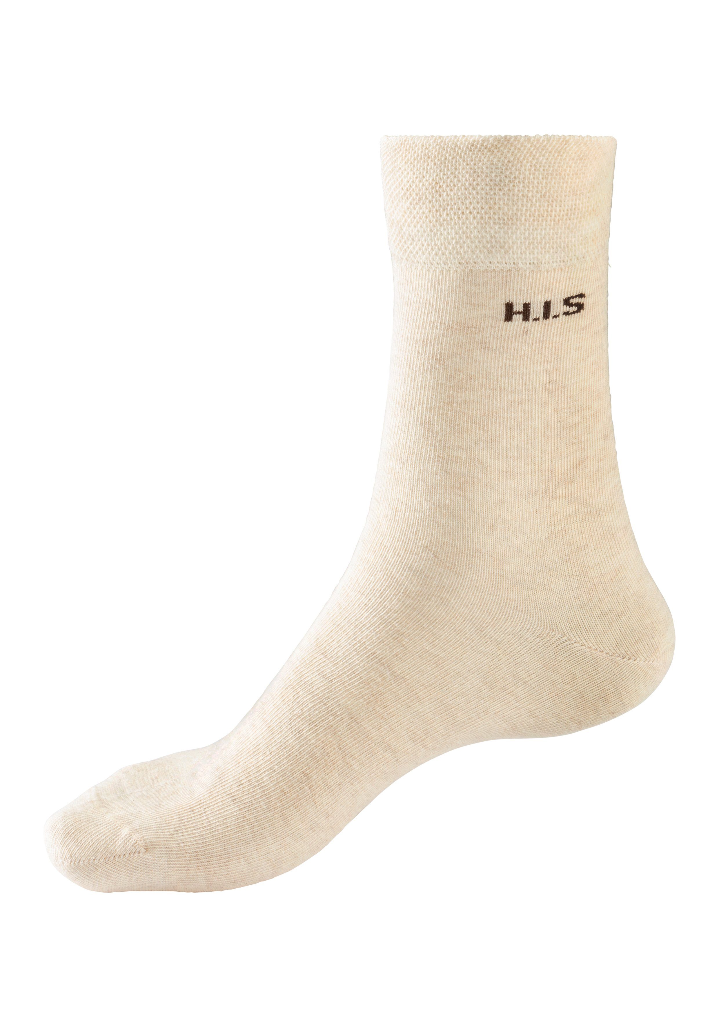 H.I.S Sokken met knelvrije boord (set, 4 paar)
