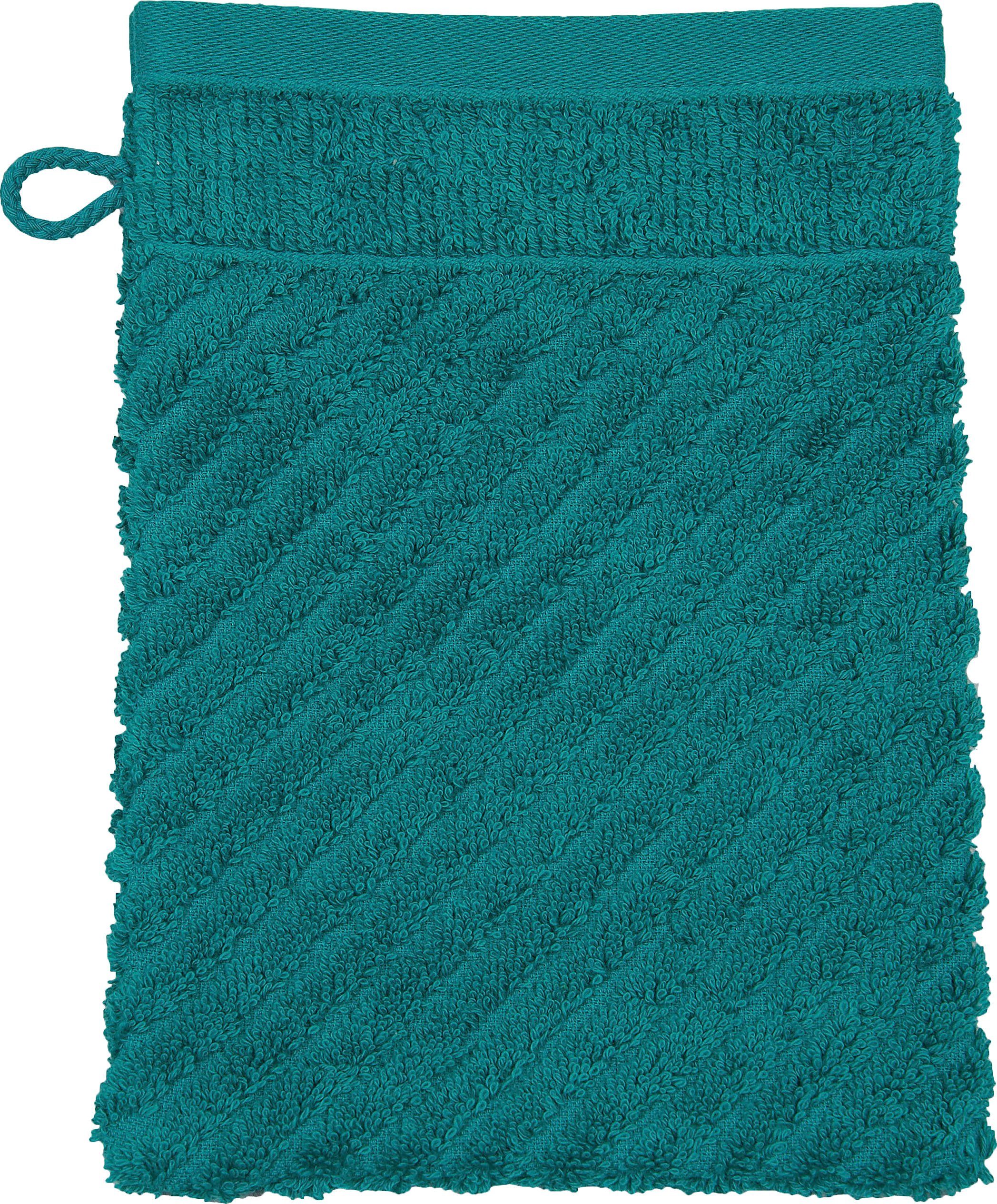 ROSS Washandje Smart Uni-rib met velourslabel (6 stuks)
