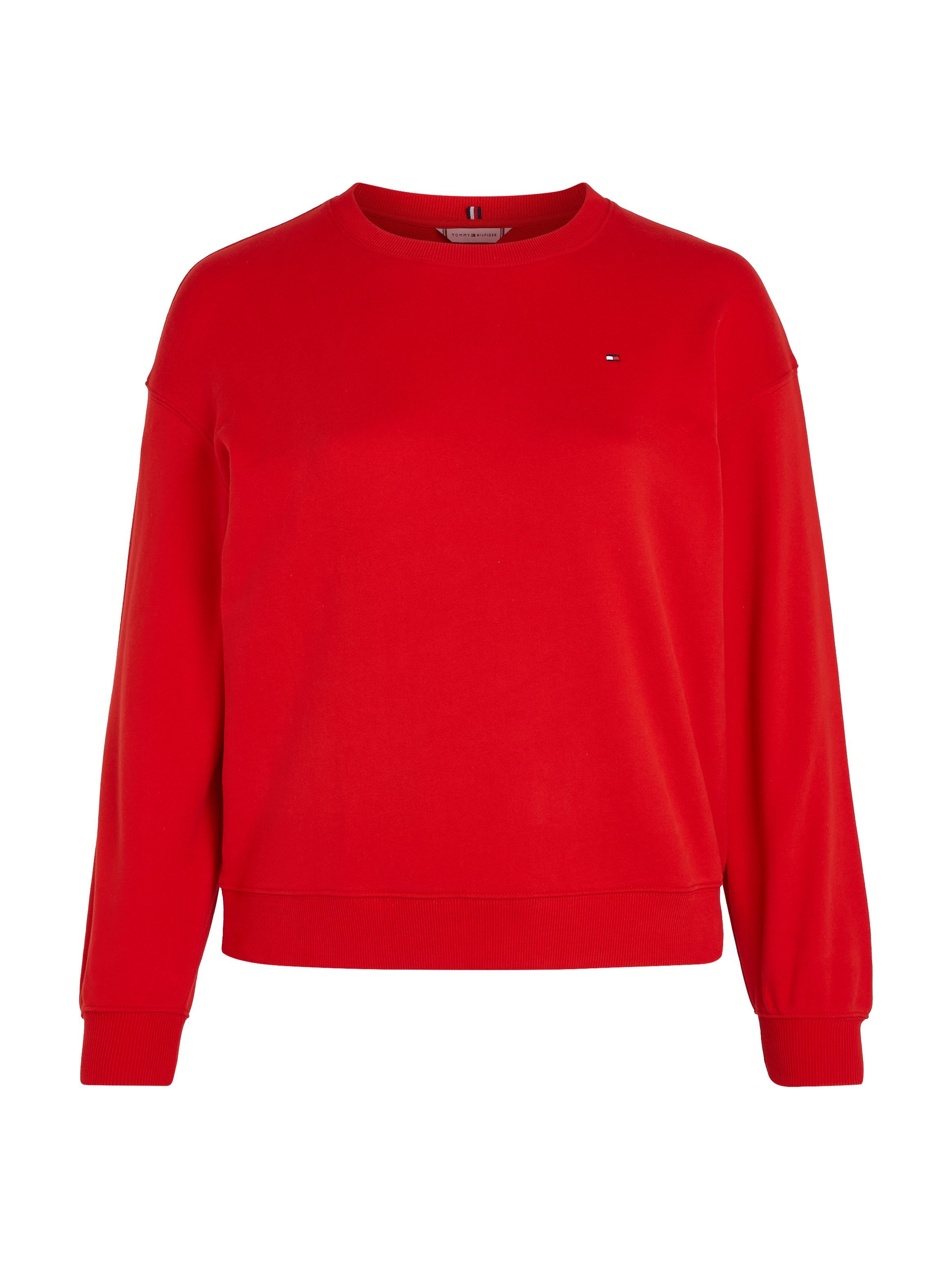 Tommy Hilfiger Curve Sweatshirt CRV REG FLAG ON CHEST SWTSHRT