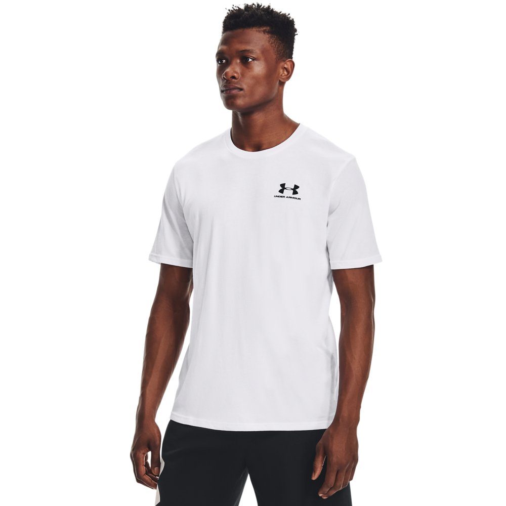 Under Armour T-shirt UA M SPORTSTYLE LC SS (1-delig) heren t-shirts maat S (44/46) wit