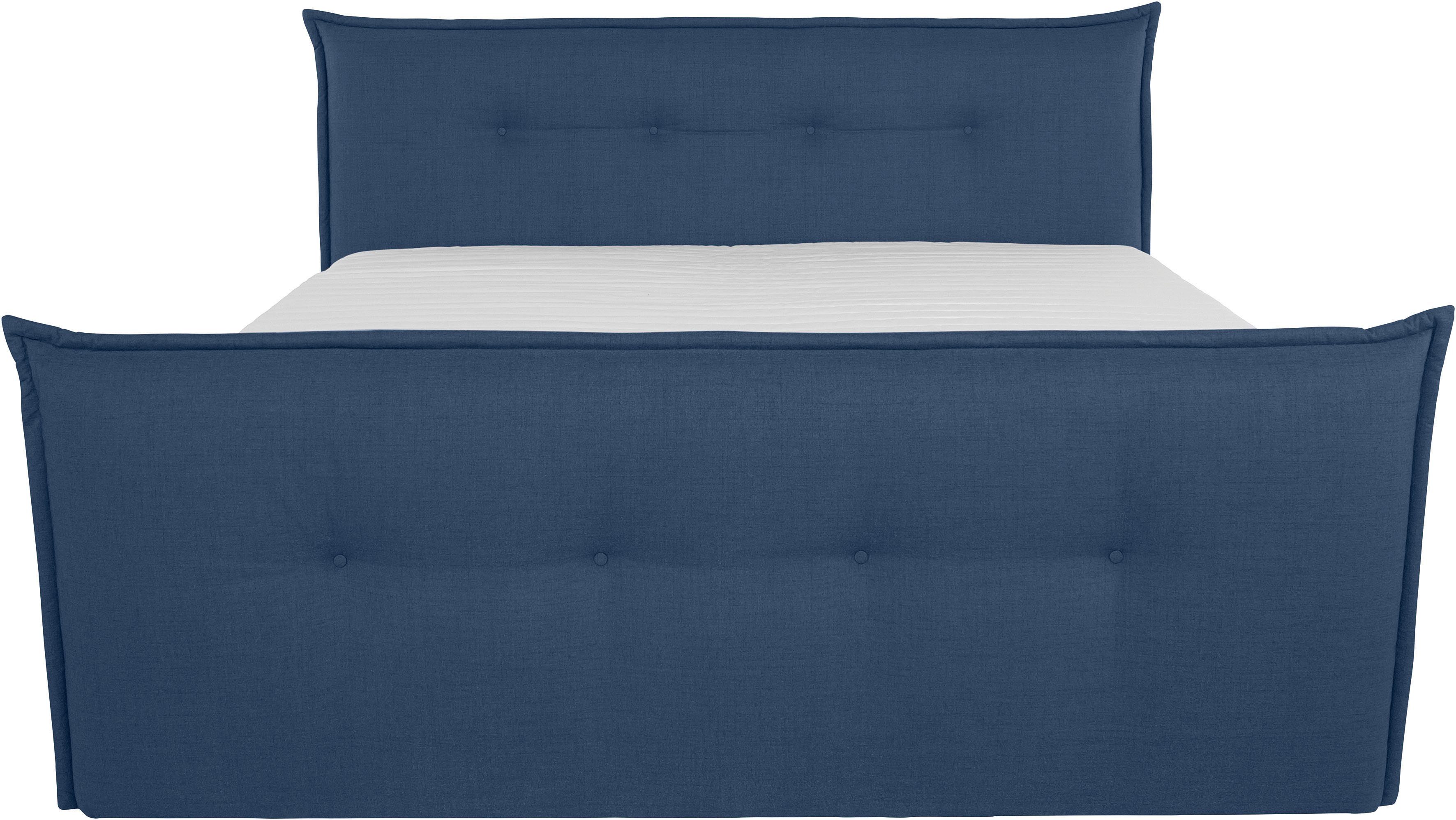 andas Boxspring Lichtgewicht inclusief voetbord, bedkist & topmatras, in 4 breedten en 2 hardheden