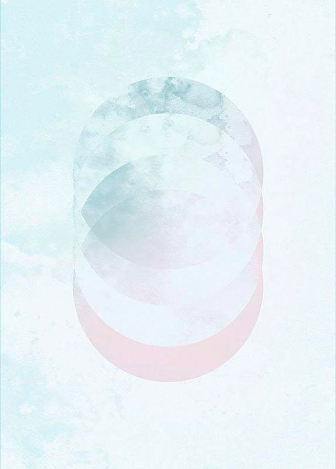 Komar Wanddecoratie Tessera Glacies Wanddecoratie - zonder lijst (1 stuk)