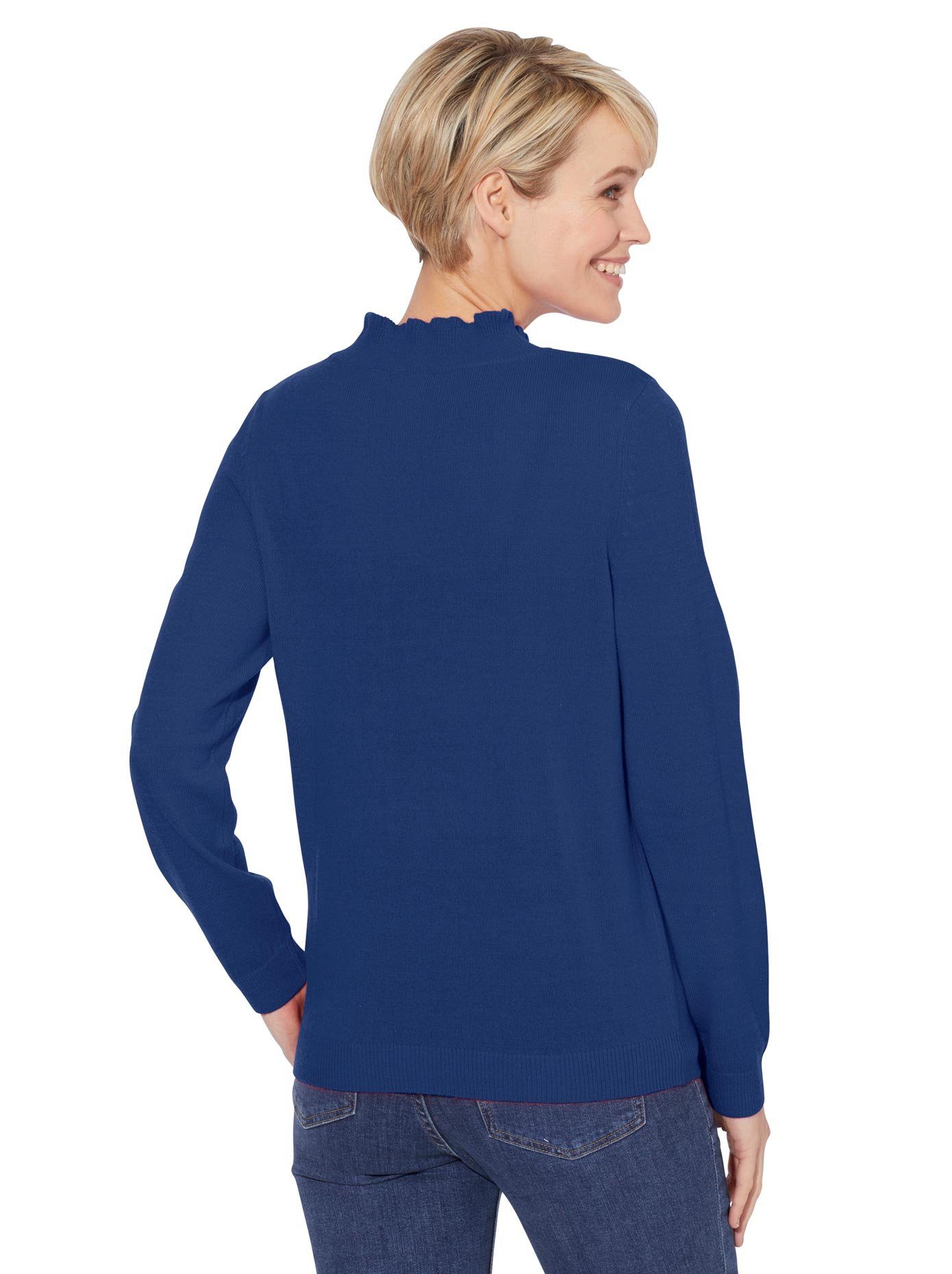 Classic Basics Trui met staande kraag Trui