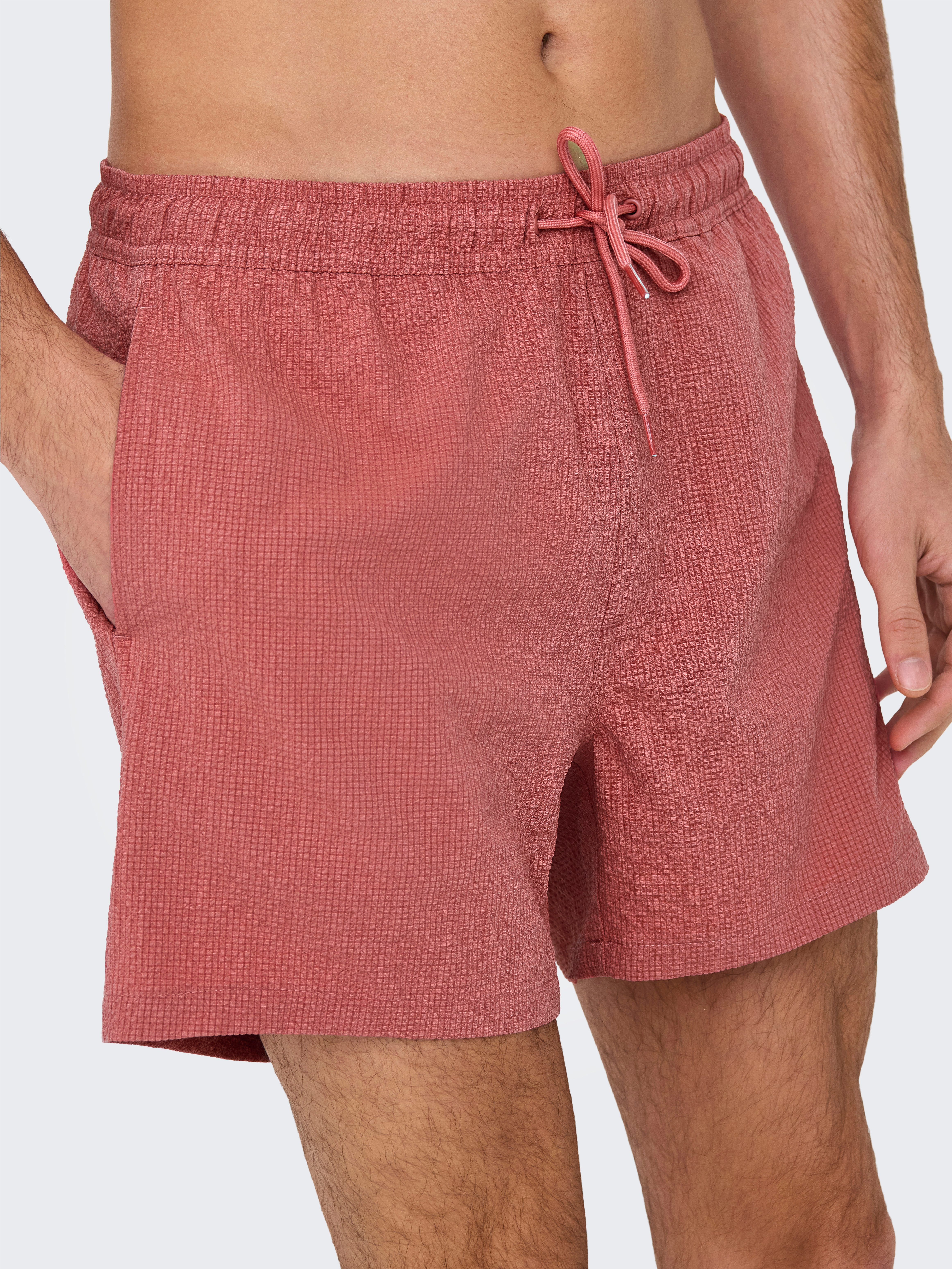 ONLY & SONS Zwemshort ONSTED LIFE SOLID SEERSUCKER SWIM NOOS