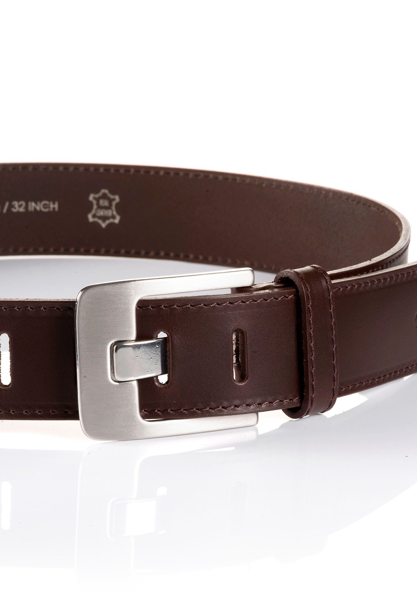 Tom Tailor Leren riem TTLAUREL 4 cm brede damesriem must-have voor denim-look