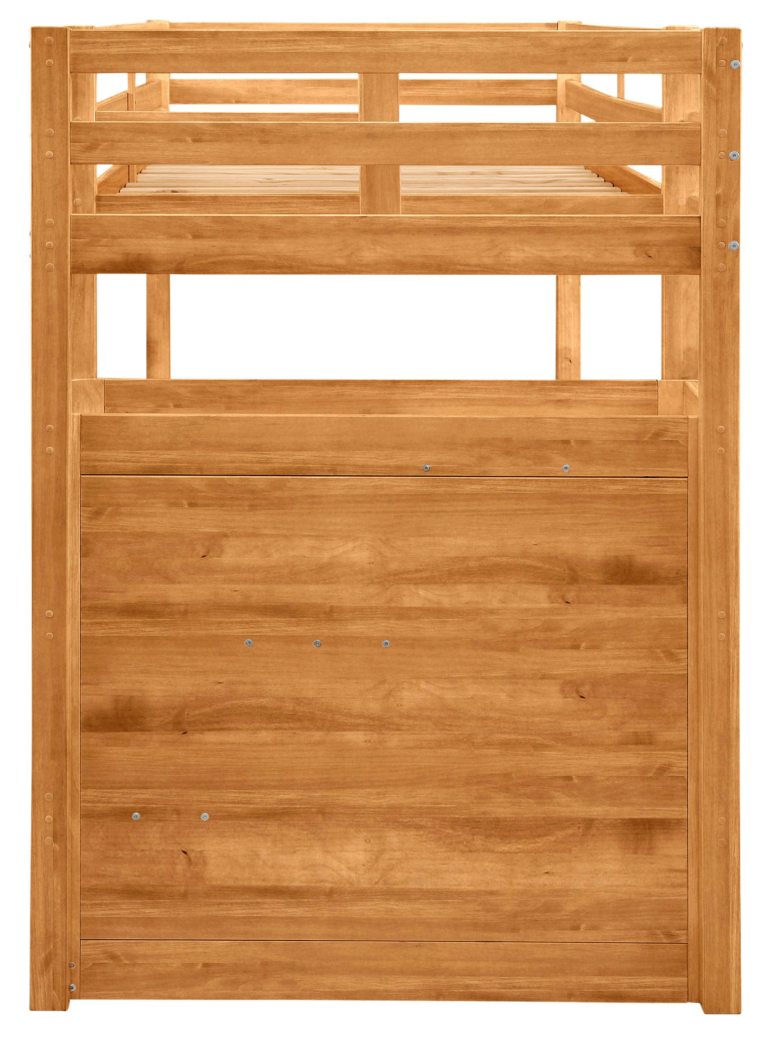 Lüttenhütt Stapelbed Alpi, draagvermogen 250 KG! Grenenhout, stapelbed, inclusief lattenbodem, ligoppervlak 90x200 cm