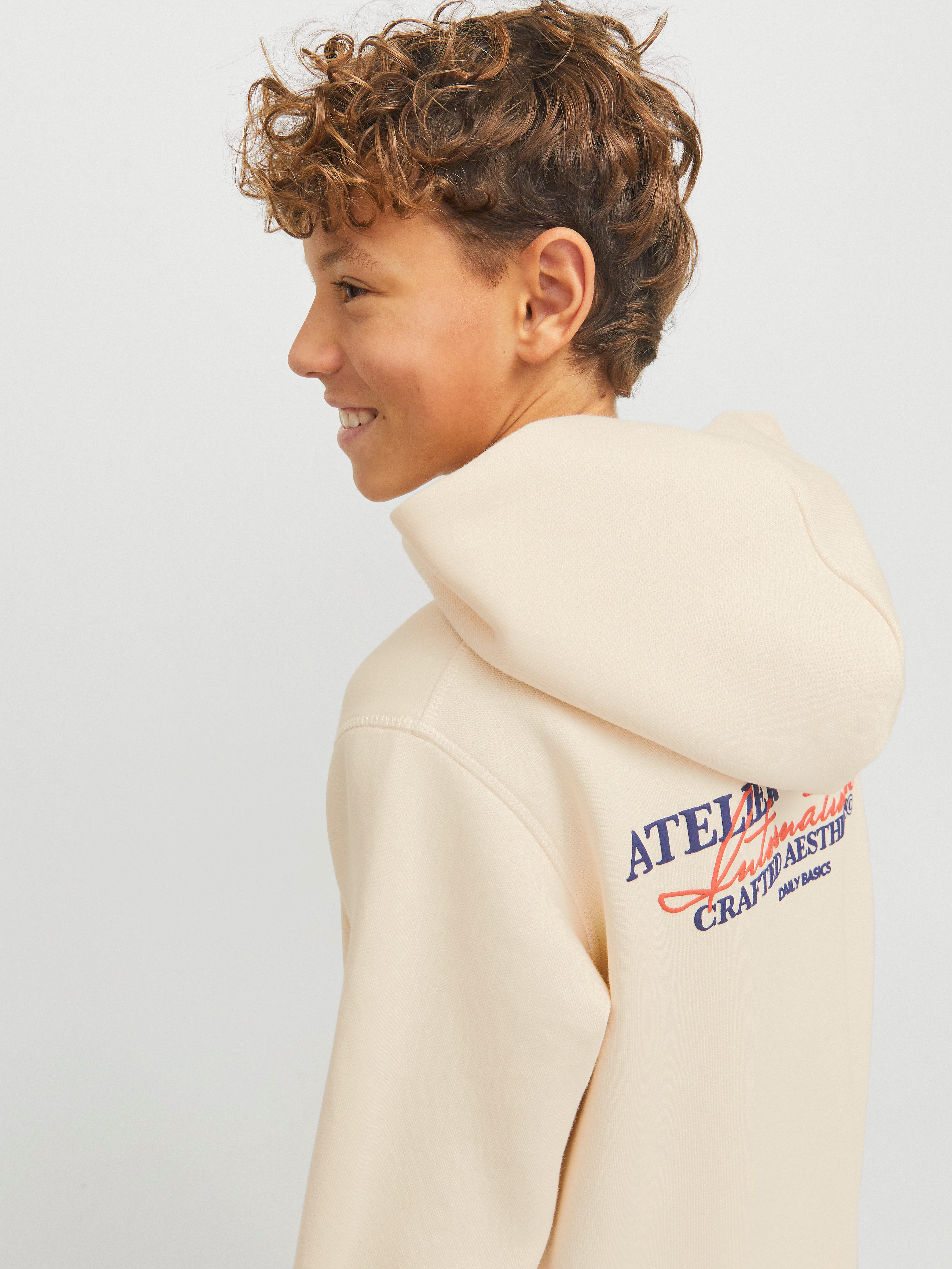 Jack & Jones Junior Hoodie JORISLINGTON BACK SWEAT HOOD SN JNR