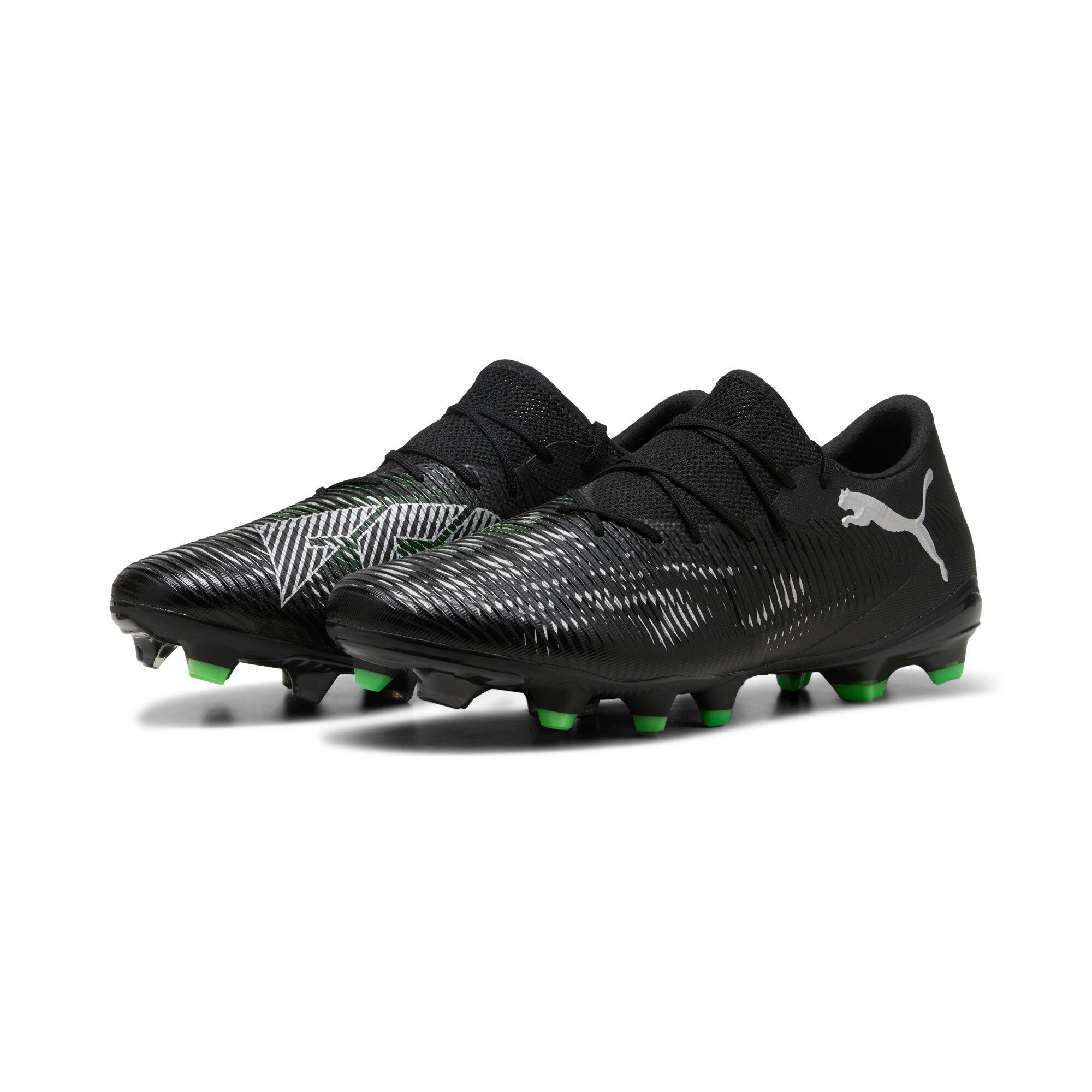 PUMA Voetbalschoenen FUTURE 8 MATCH LOW FG/AG unisex zaalvoetbalschoenen maat 40 zwart