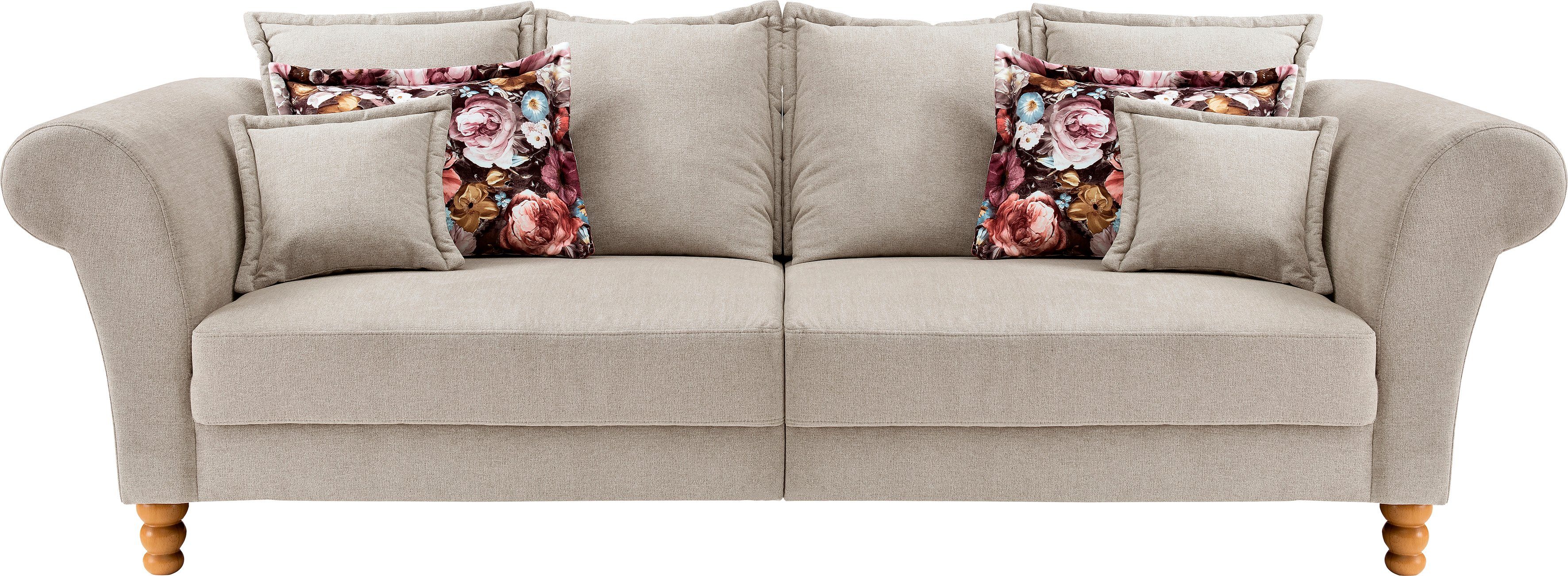 Home affaire Megabank Tassilo Mega Sofa met veel ruimte, comfortabel door koudschuim in de zitting