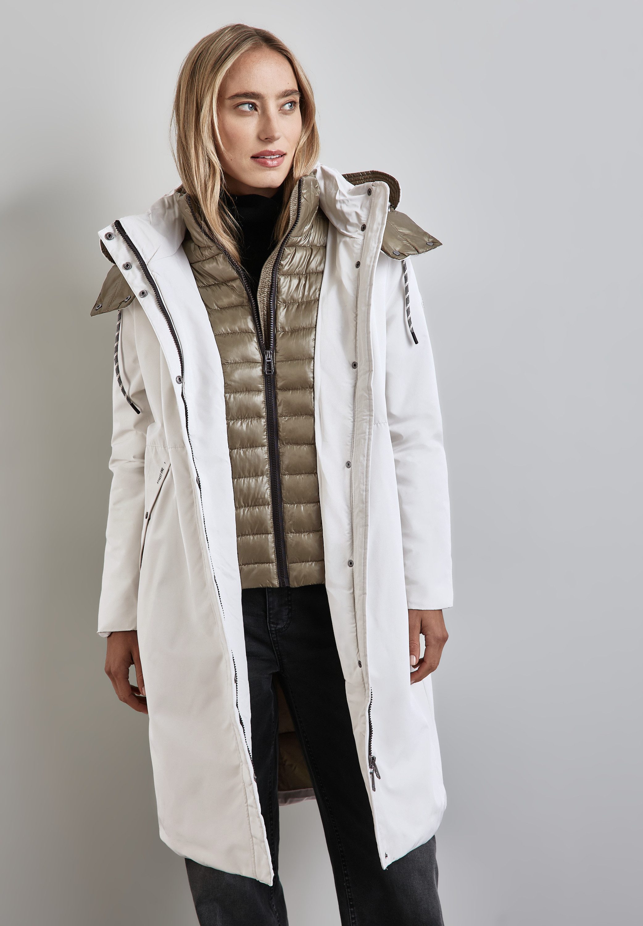 STREET ONE Parka in 2-in-1-look