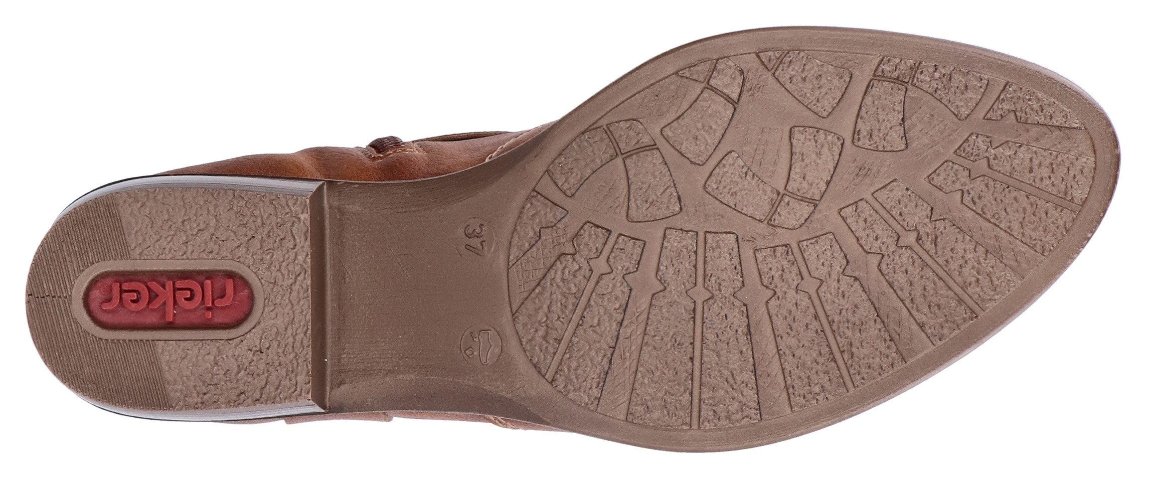 Rieker Laarsjes cowboylaarzen, western-enkellaars, hakken, met decoratieve riem
