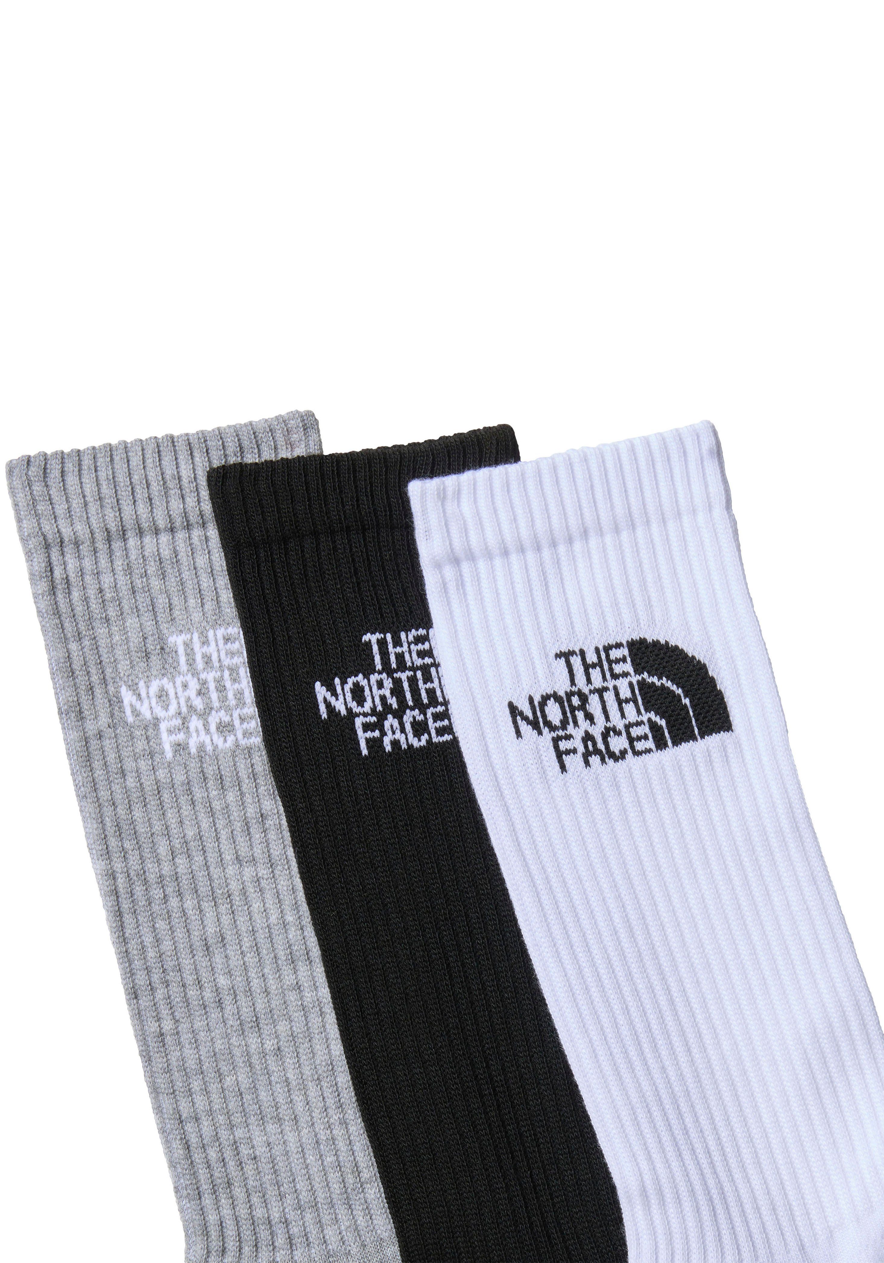 The North Face Sportsokken MULTI SPORT CUSH CREW SOCK 3P (3 paar)