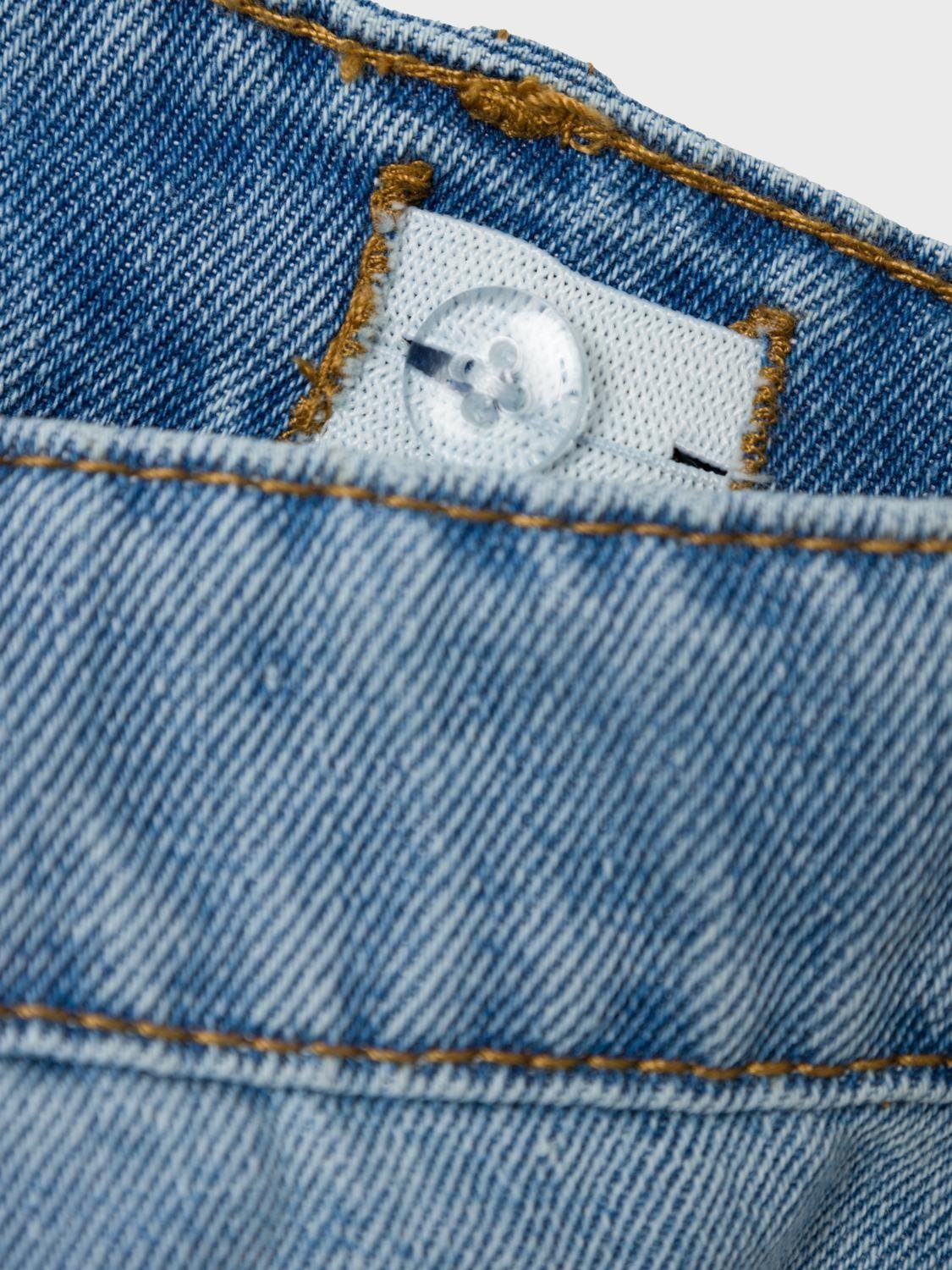 Name It Wijde jeans NKFROSE HW WIDE CARGO JEANS 6190-BS NOOS