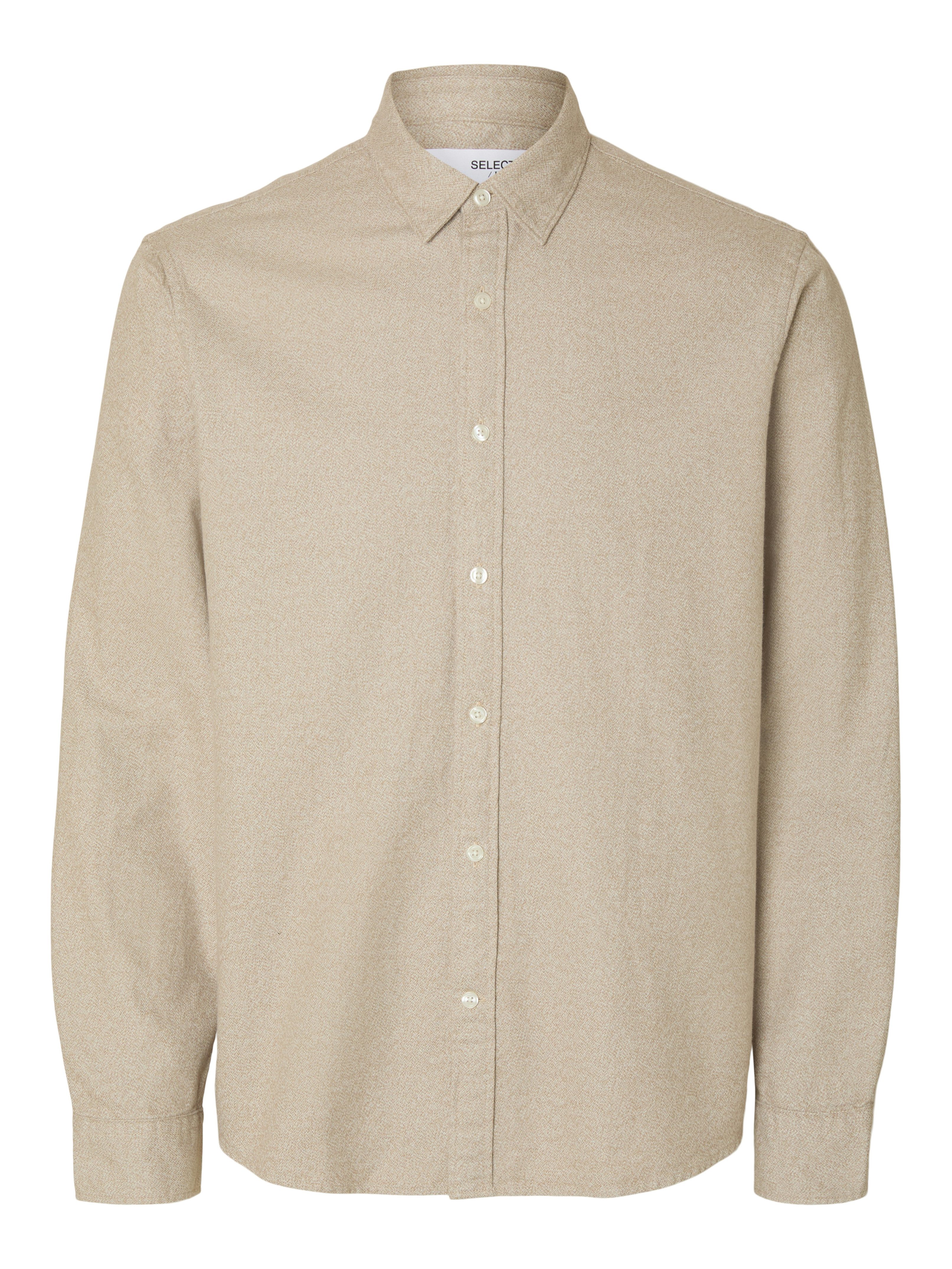 SELECTED HOMME Overhemd met lange mouwen SLHREGNOAH BRUSHED TWIST SHIRT LS NOOS