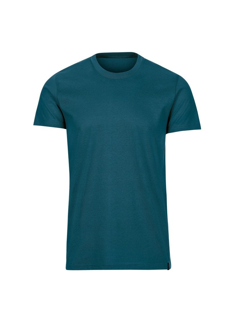 Trigema T-shirt TRIGEMA Slim-fit T-shirt van DELUXE-katoen (1-delig)
