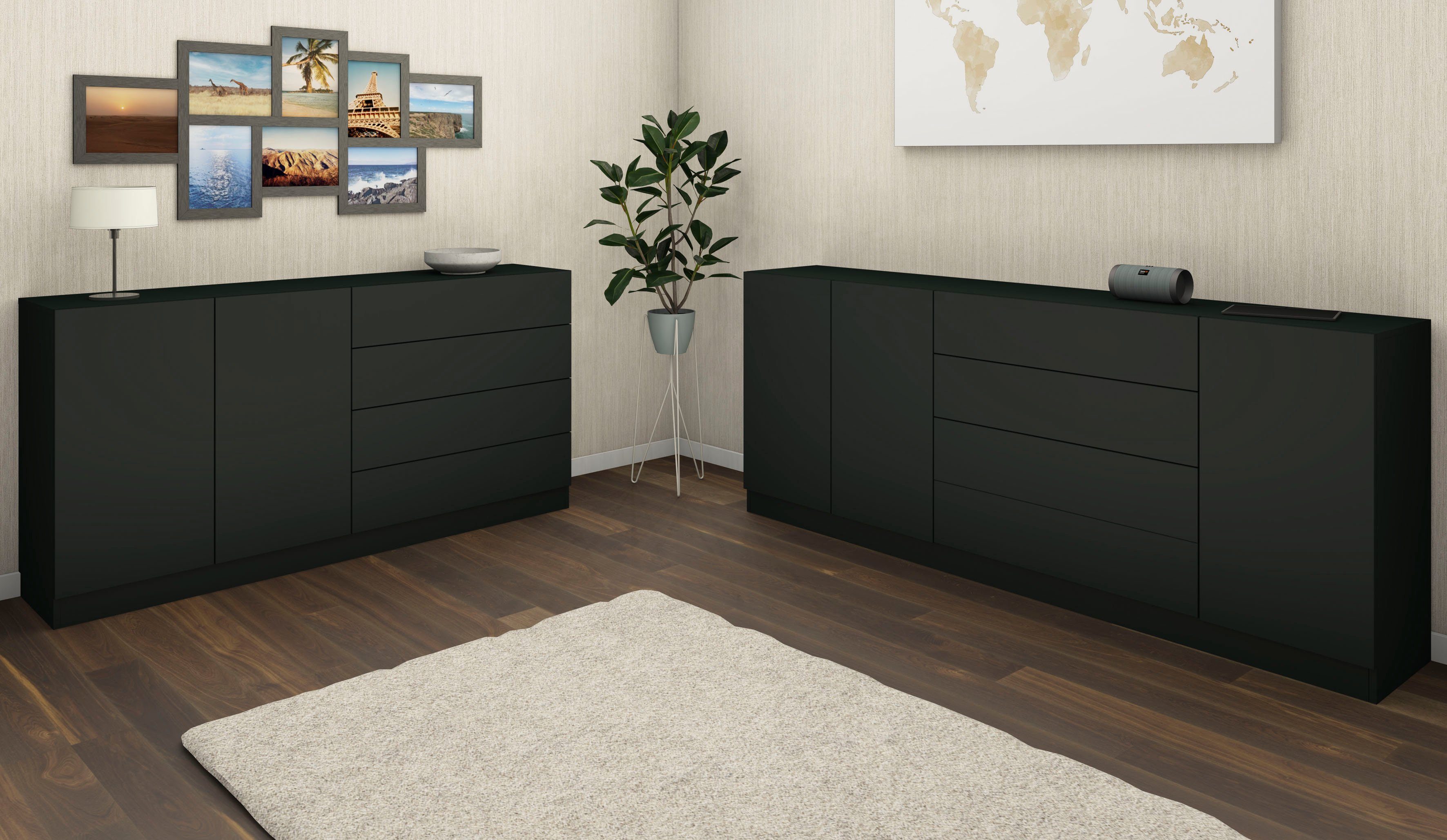 borchardt Möbel Dressoir Vaasa Breedte 190 cm