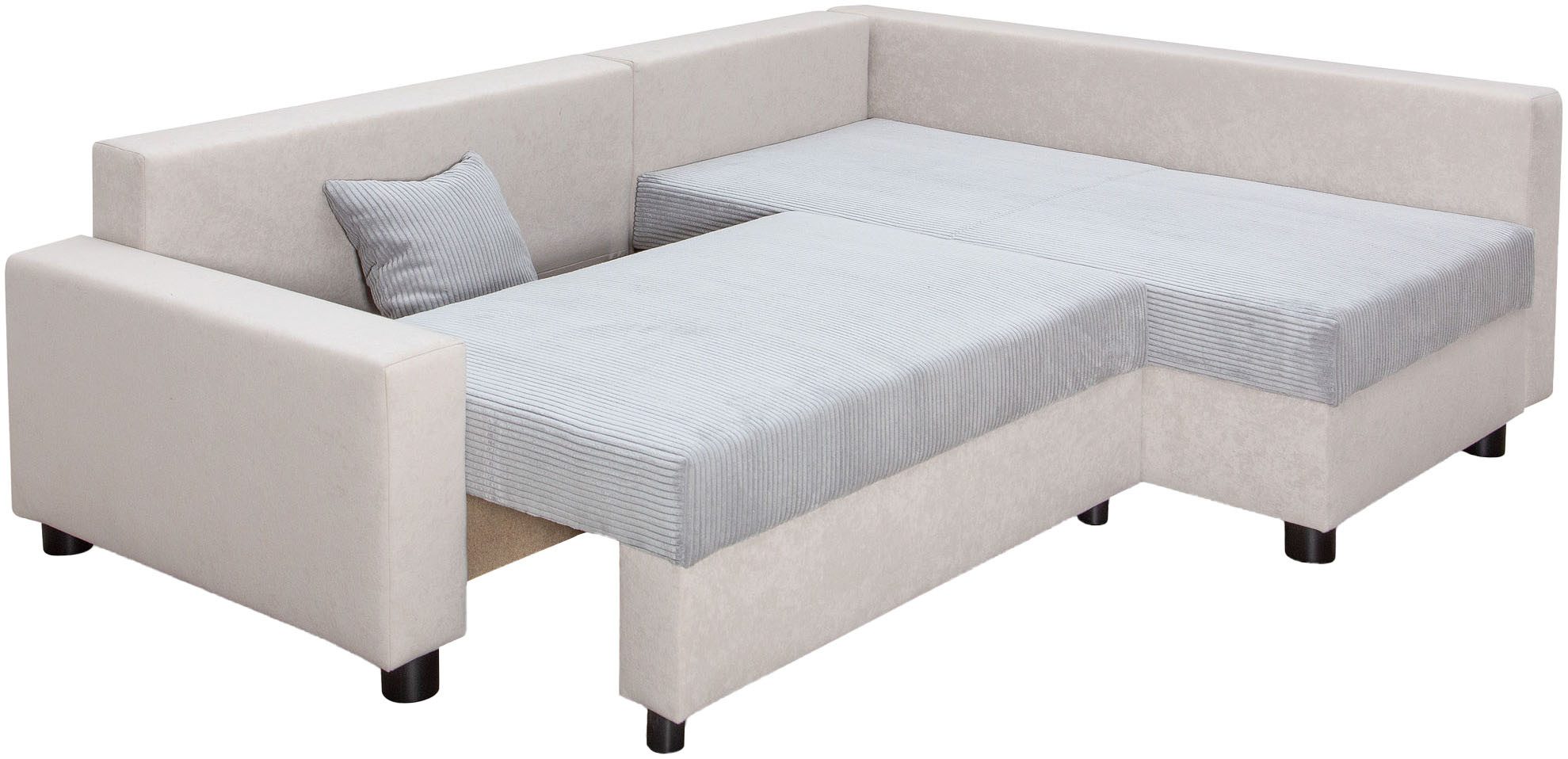 COLLECTION AB Hoekbank Parma L-vorm met slaapfunctie en bedlade, inclusief kussens, bonell-federkern