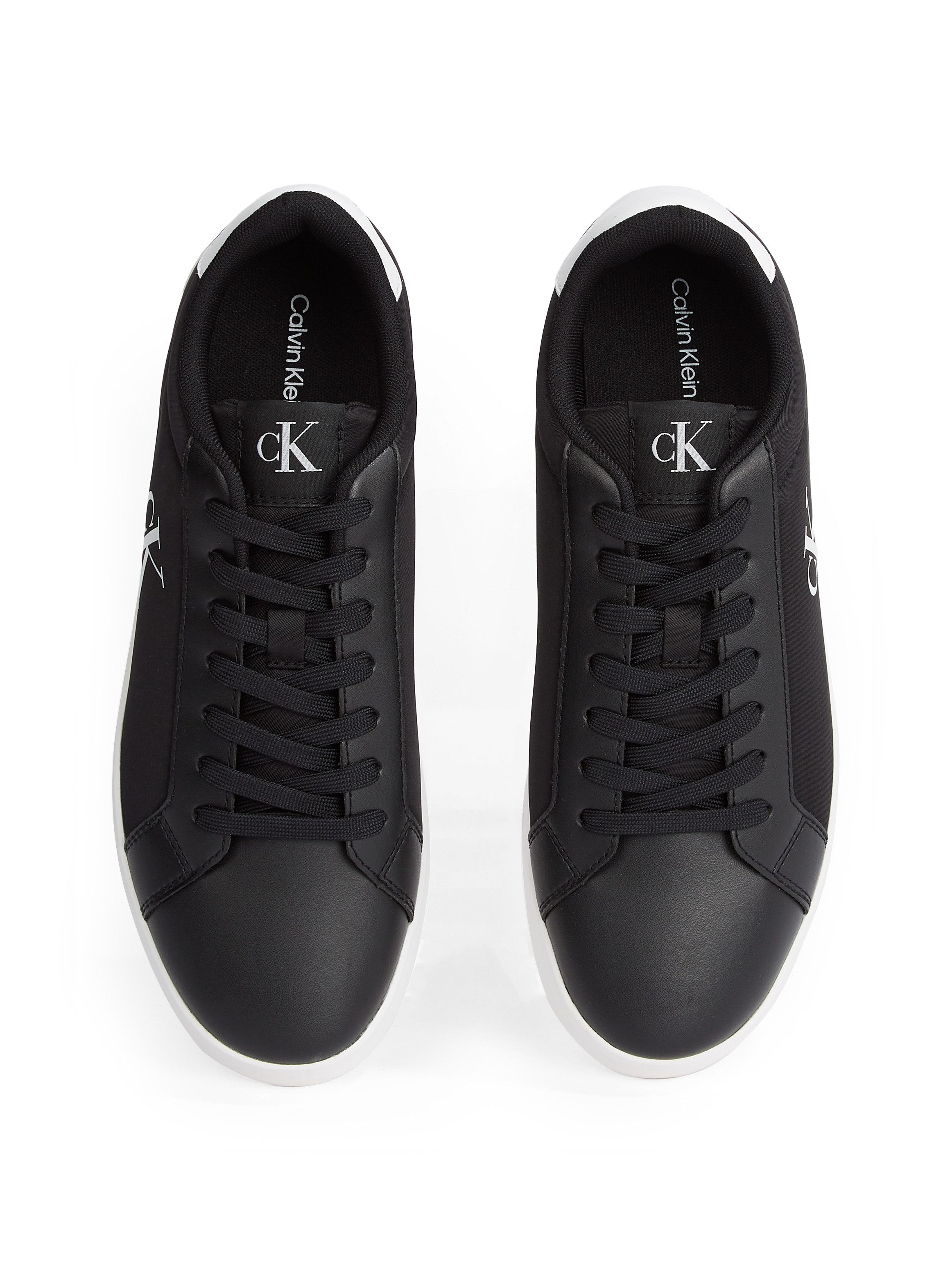 Calvin Klein Plateausneakers 3 CUPSOLE PU , vrijetijdsschoen, halfschoen, veterschoen met gepolsterde schacht