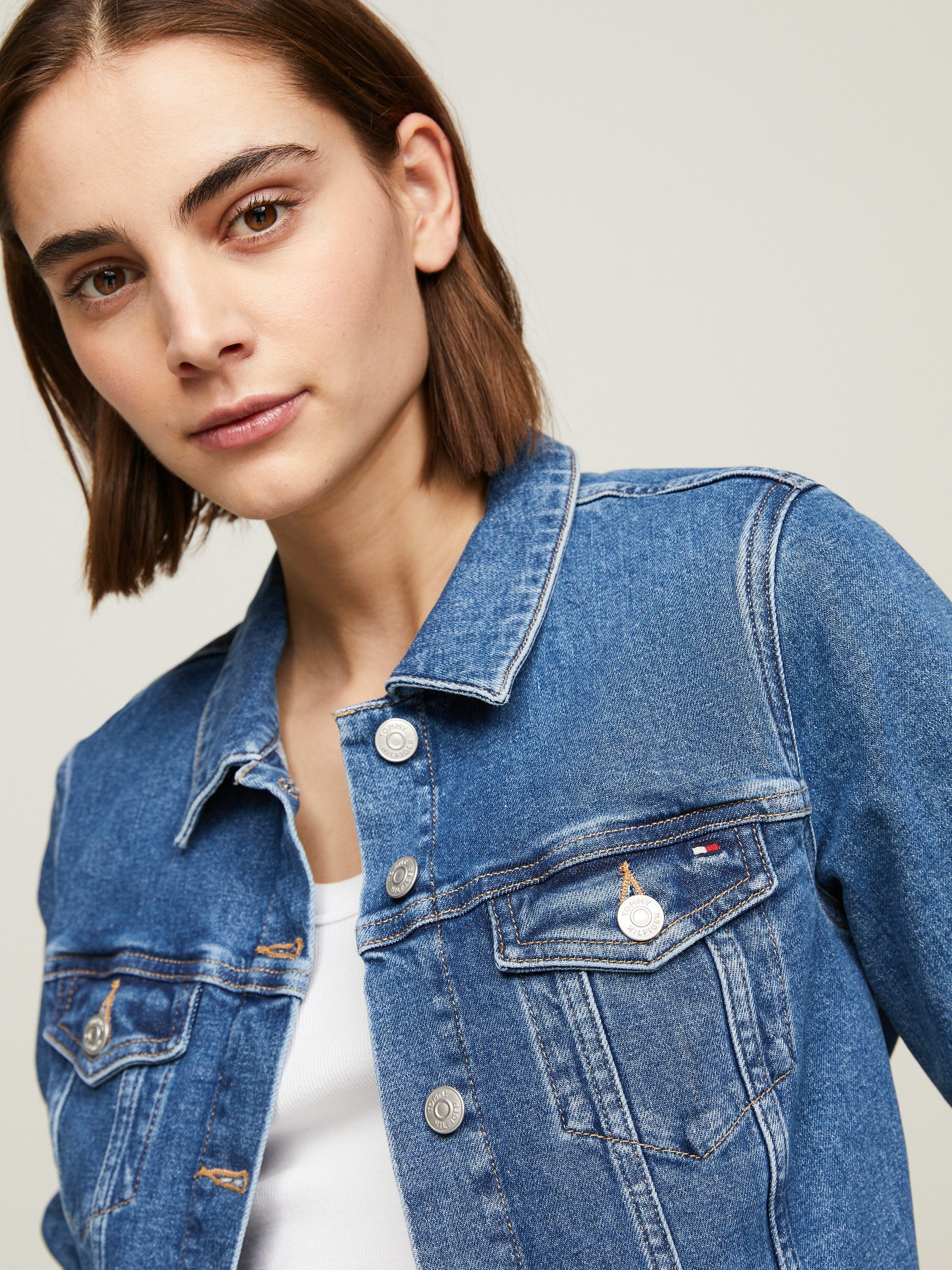 Tommy Hilfiger Jeansblazer DNM SLIM JACKET MEL