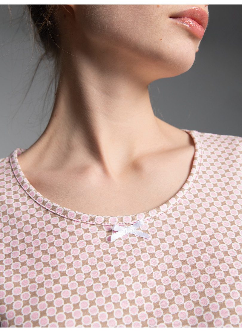 Trigema Nachthemd TRIGEMA Nachthemd met Allover-Retro-print (1-delig)