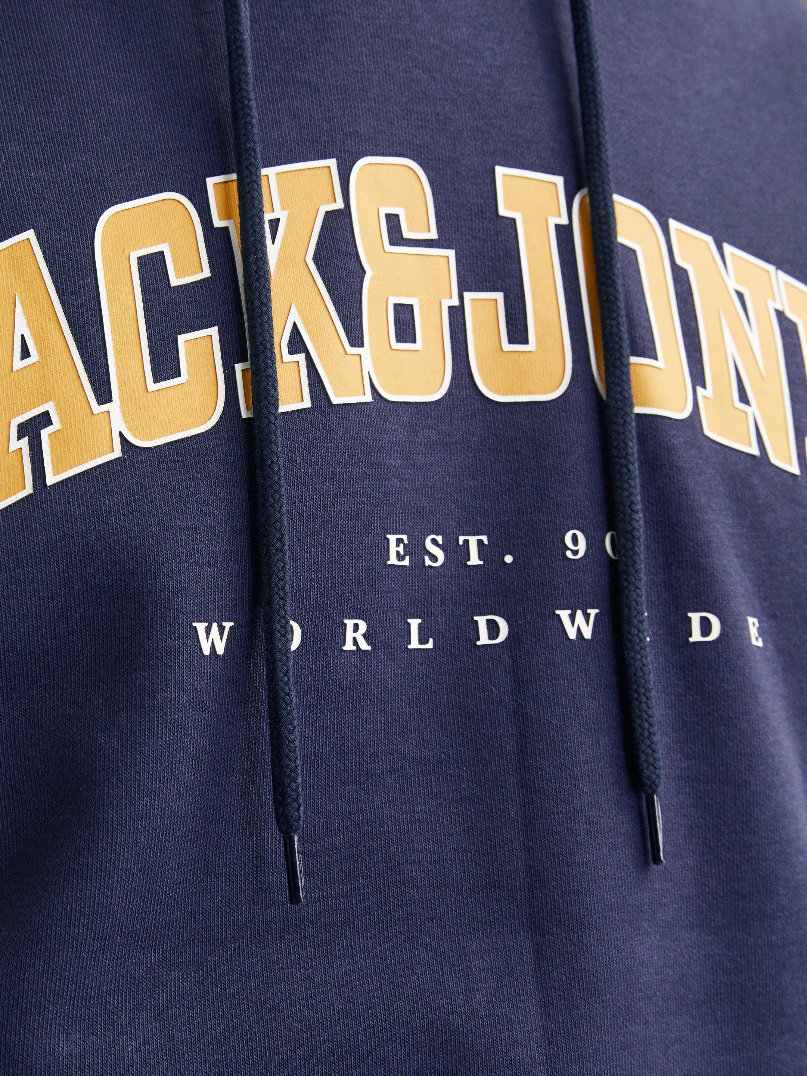 Jack & Jones PlusSize Hoodie JJECALEB VARSITY SWEAT HOOD NOOS PLS