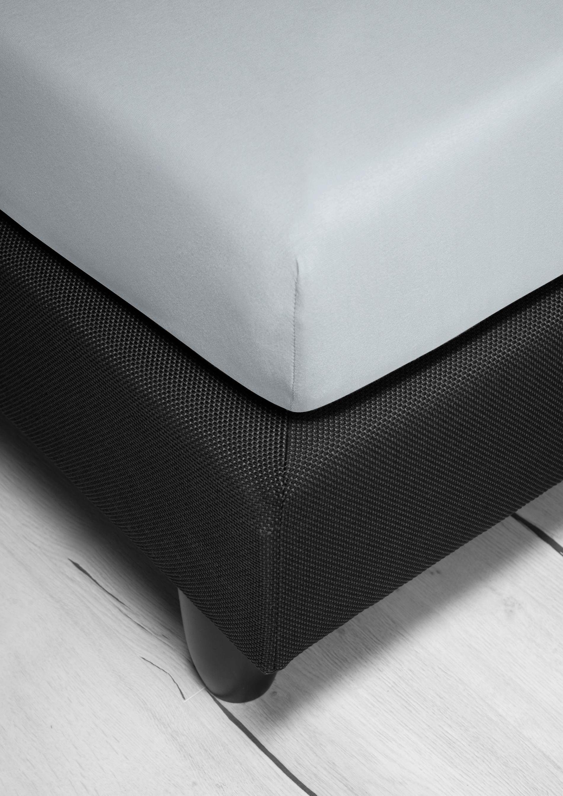 Irisette Hoeslaken Knuffel jersey hoeslaken Vesuv (1 stuk) hoeslakens maat 190 cm x 200 cm