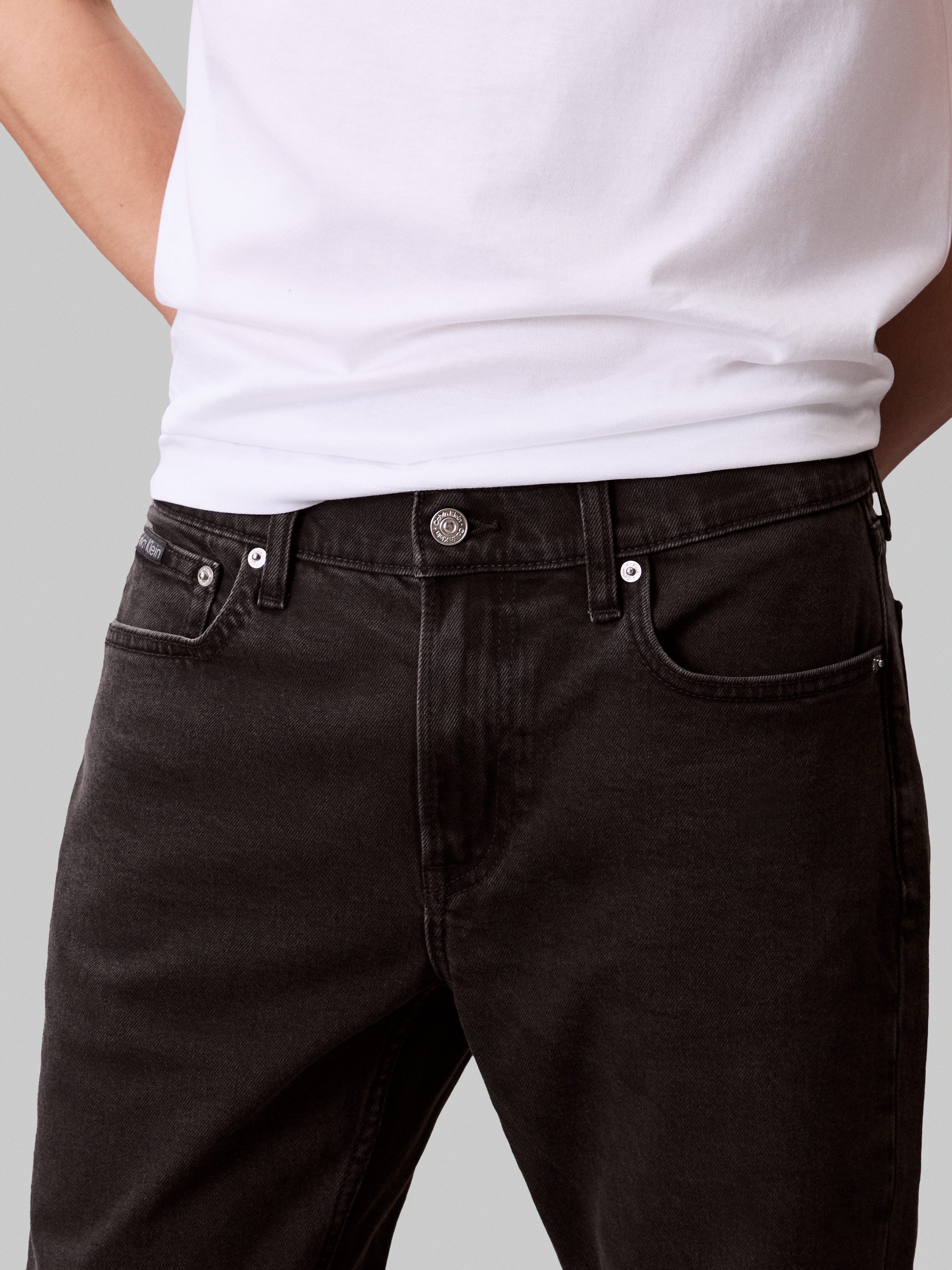 Calvin Klein Slim fit jeans SLM TPR Met riemlussen