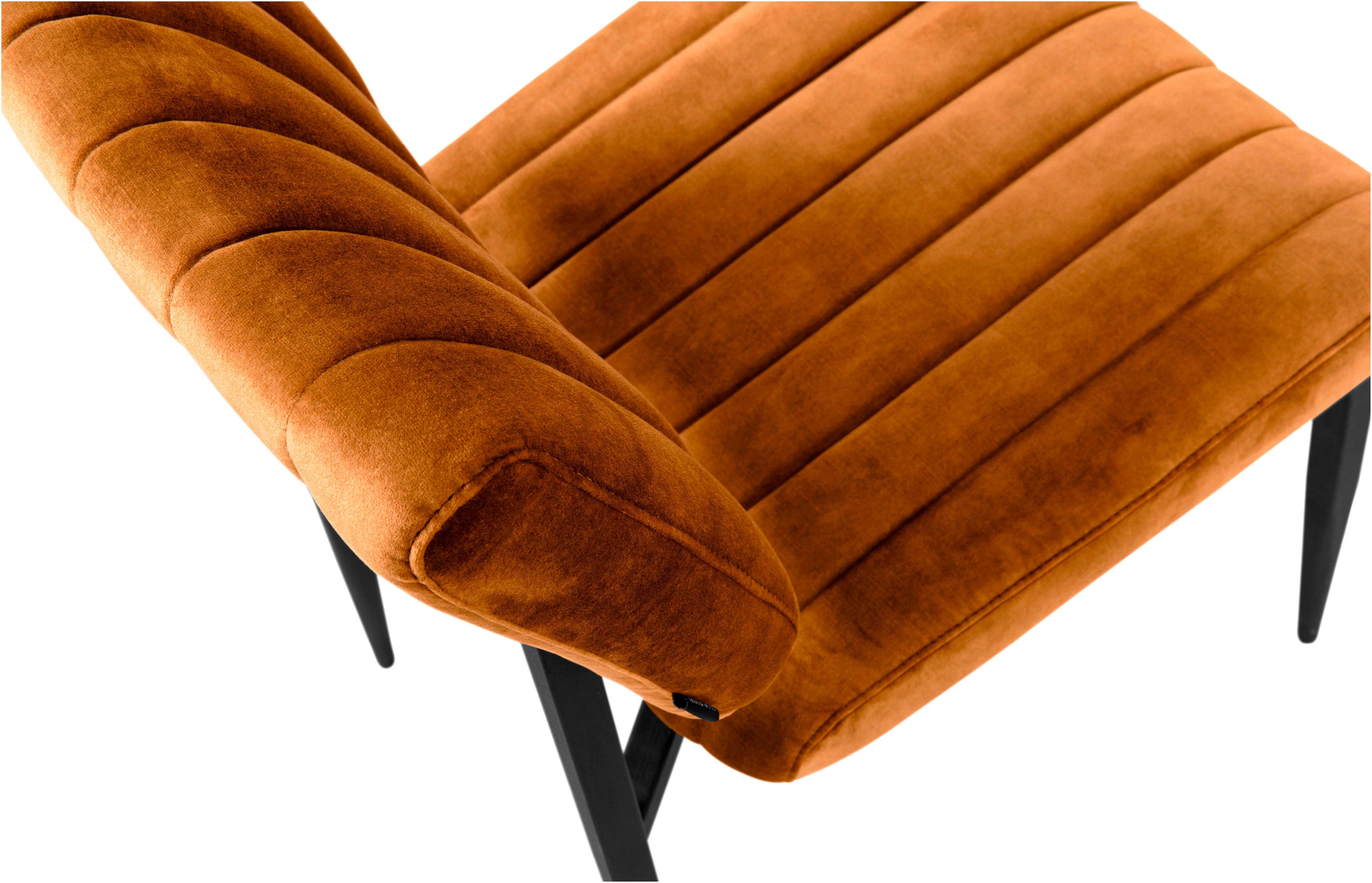 OMG Design Eetkamerstoel Ivan onderhoudsvriendelijk velvet bekleding, keukenstoel (set)