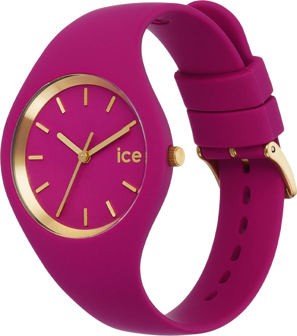 ice-watch Kwartshorloge ICE glam brushed Orchid S, 020540 Horloge, dameshorloge, analoog, siliconen band