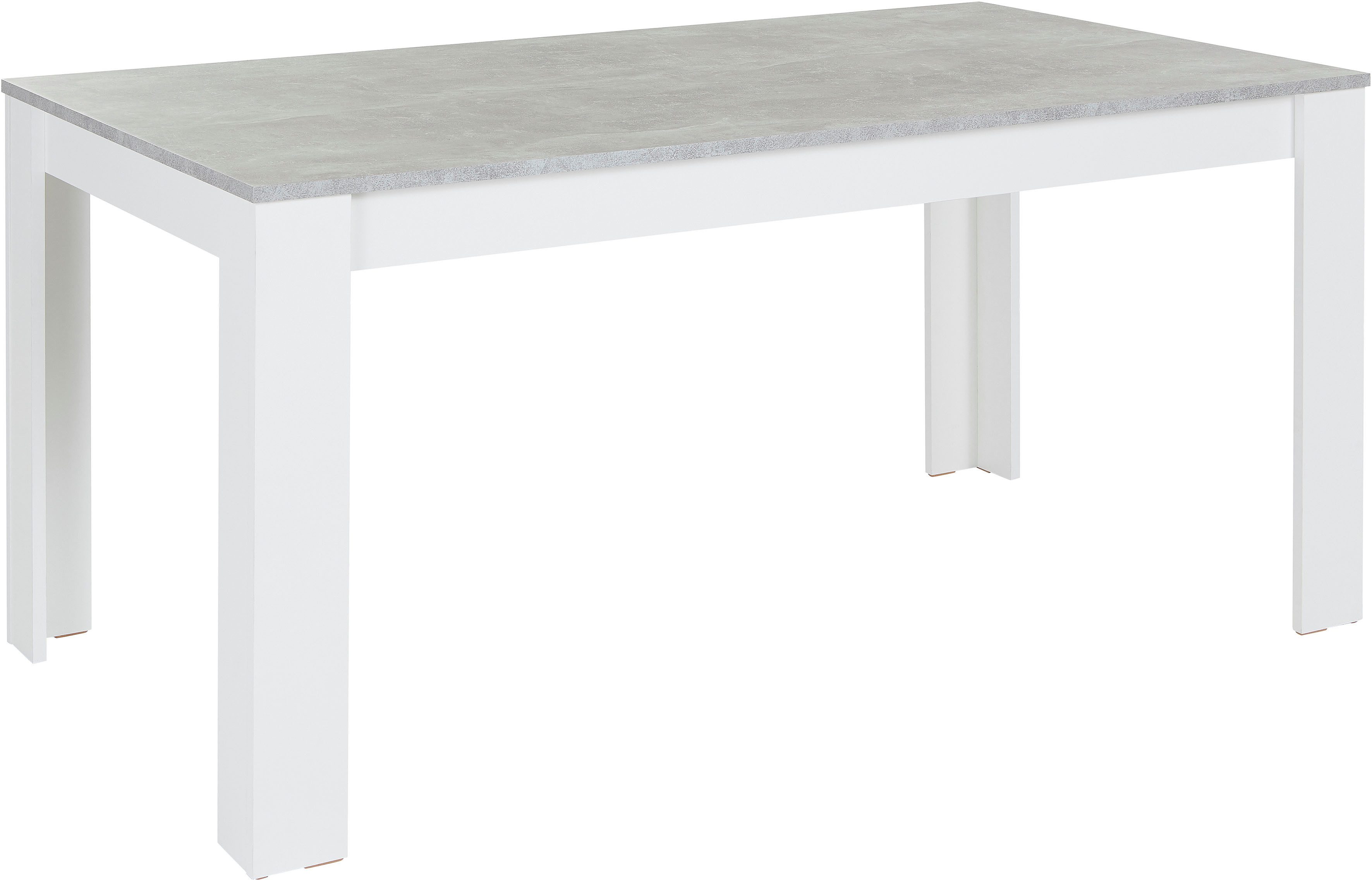 Home affaire Eethoek Milano 4 stoelen en 1 tafel (set, 5-delig)