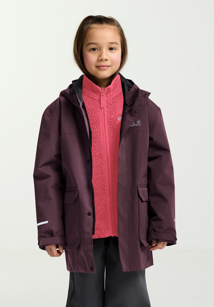 Jack Wolfskin Functioneel 3-in-1-jack 3IN1 CANVEY KIDS