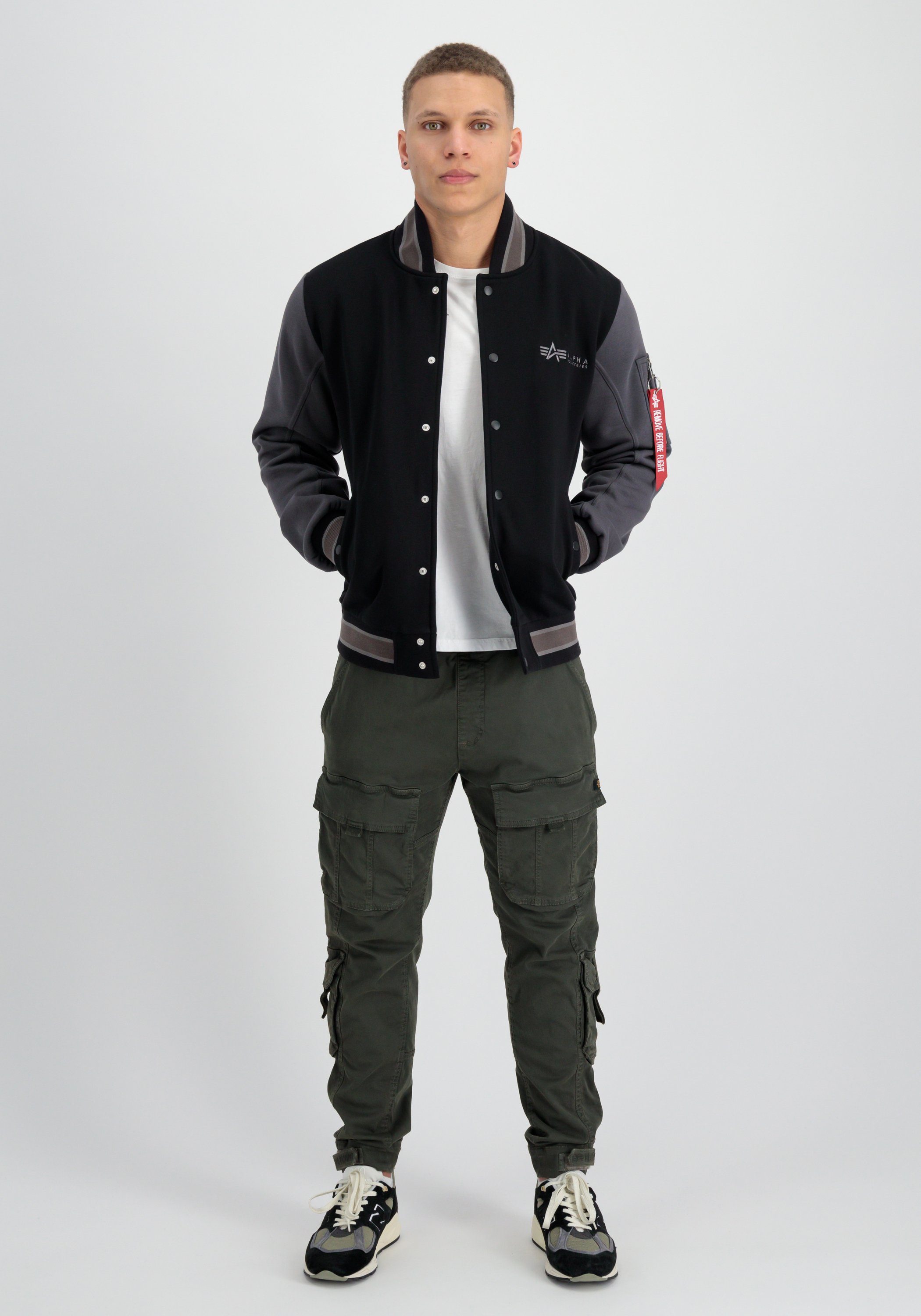 Alpha Industries Sweater Alpha Industries Men - Outdoor Jackets Varsity Sweat Jacket ML