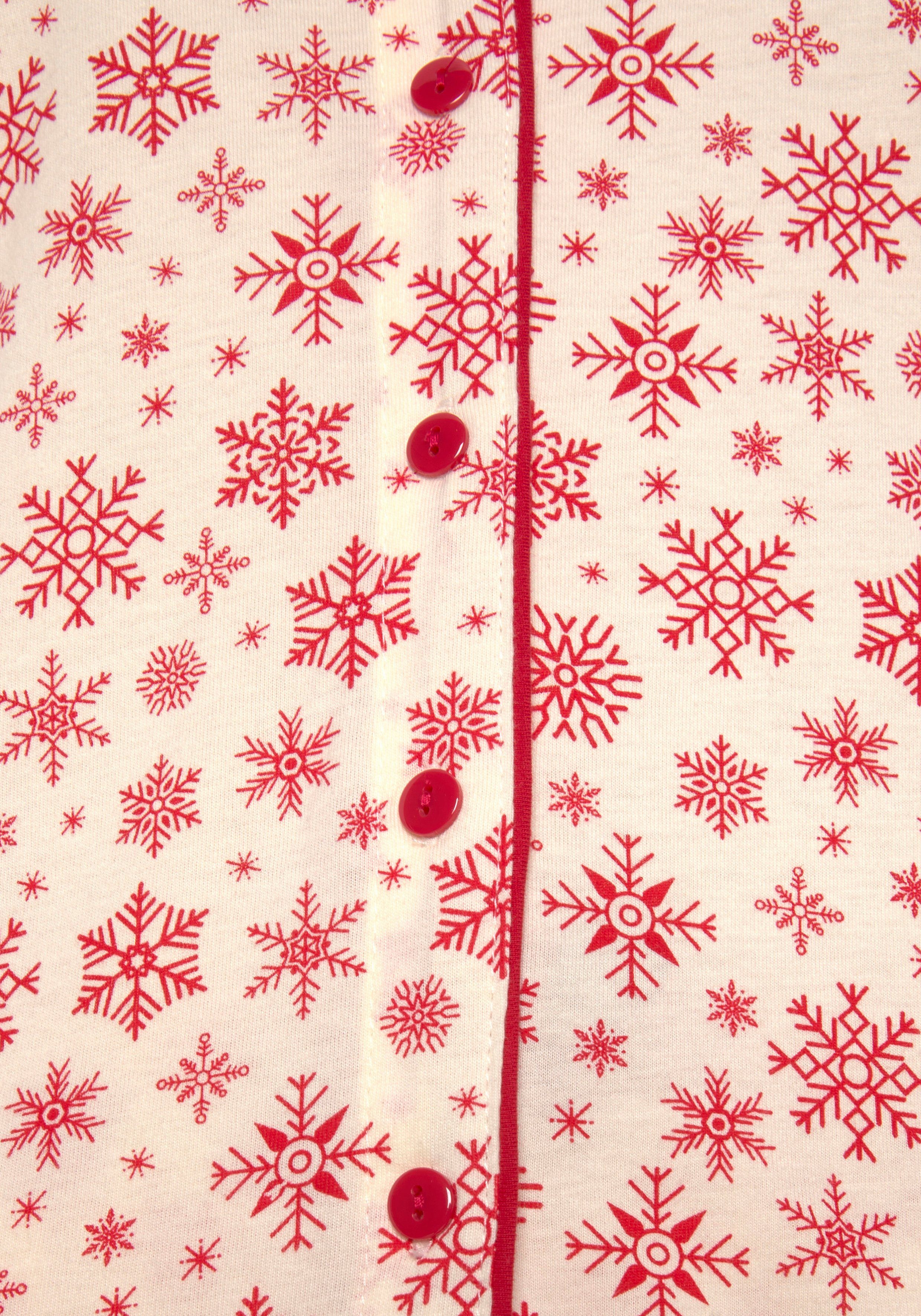 Lascana Pyjama met winterse print