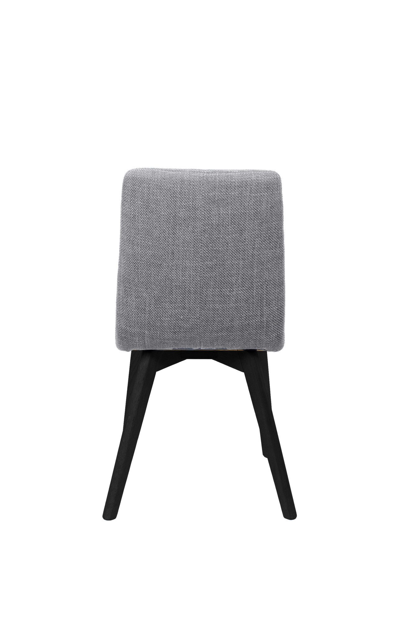 Home affaire Stoel met 4 poten Arosa eettafelstoel, gestoffeerde stoel, keukenstoel, eetstoel 2-delige set, poten van massief eiken of beuken, met gestikt stof (set, 2 stuks)