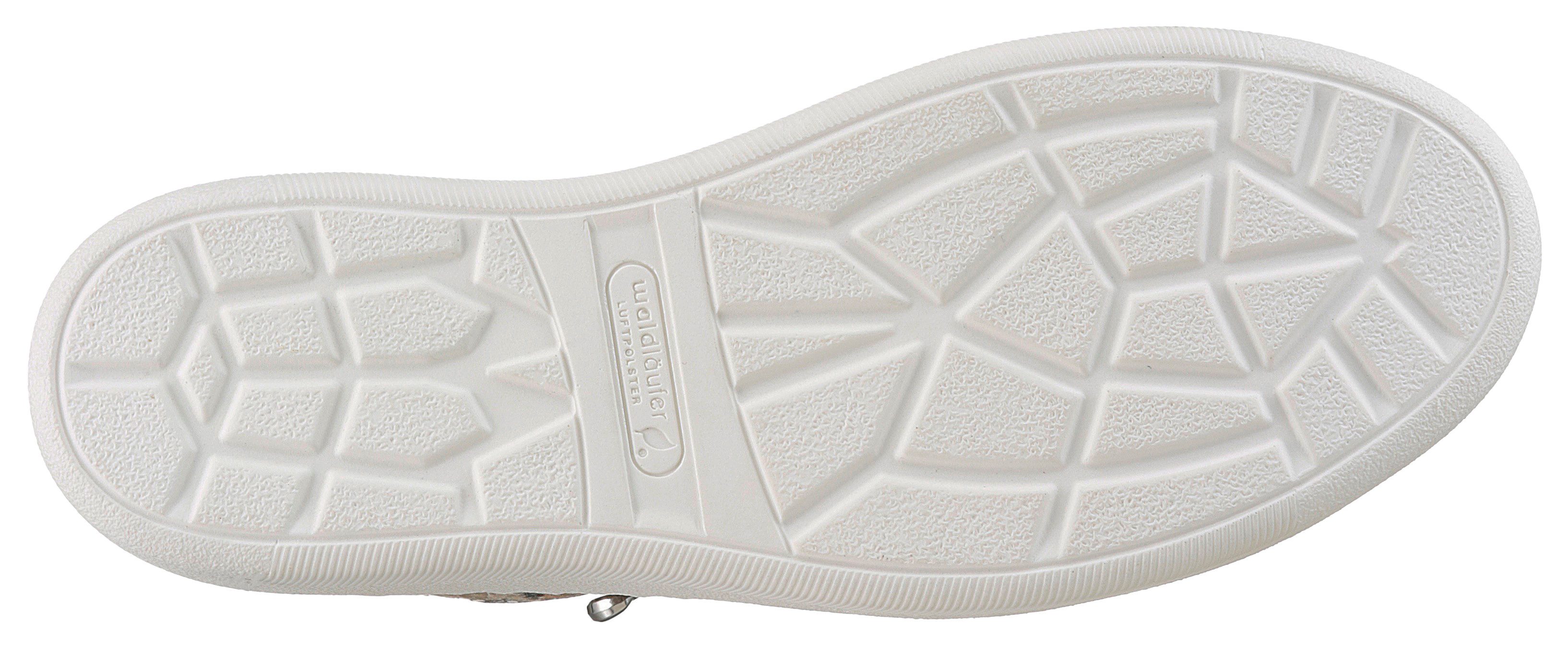 Waldläufer Plateausneakers H-NICKY , vrijetijdsschoen, lage schoen, veterschoen met zijrits