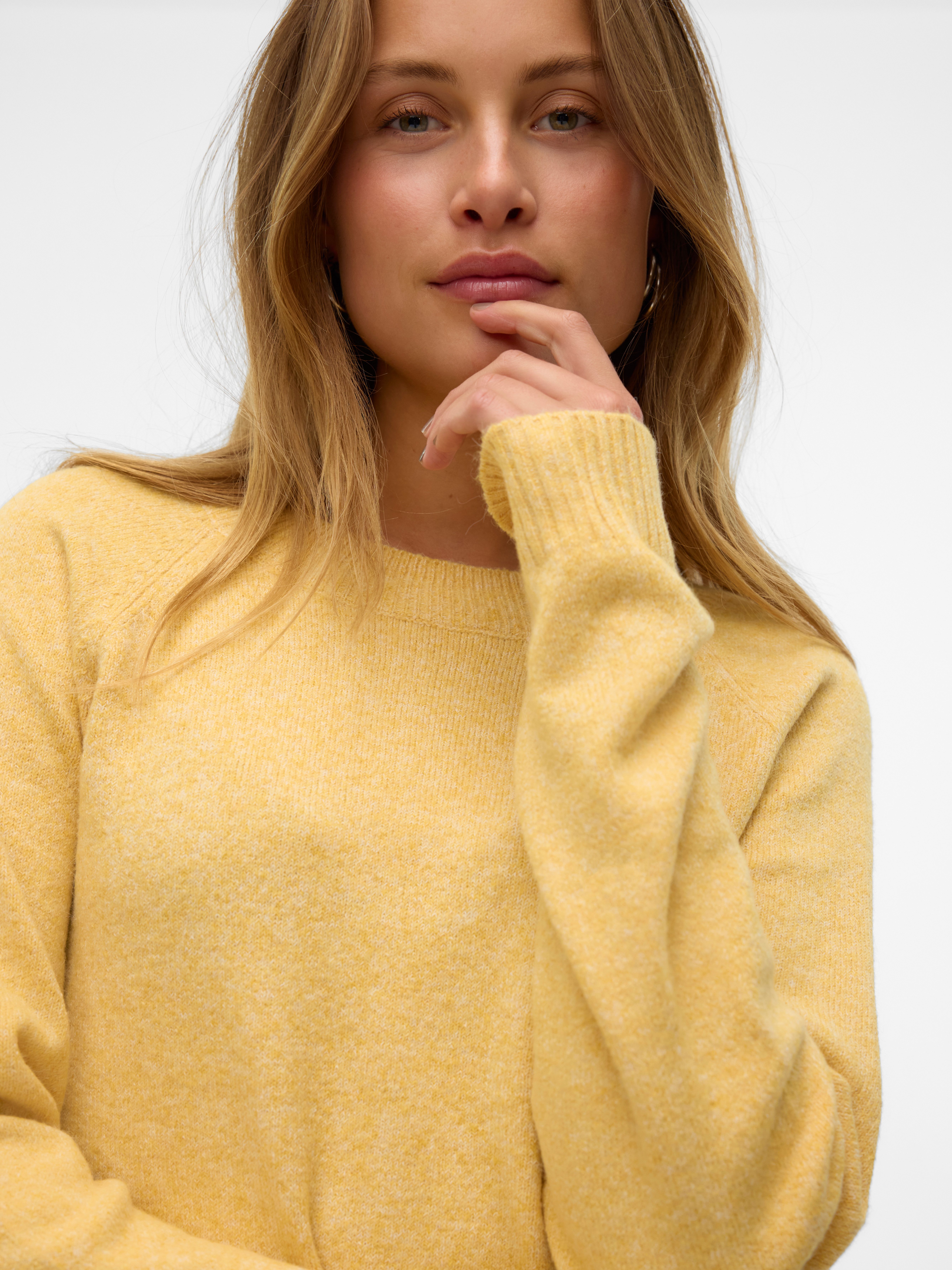 Vero Moda Trui met ronde hals VMDOFFY LS O-NECK BLOUSE GA NOOS